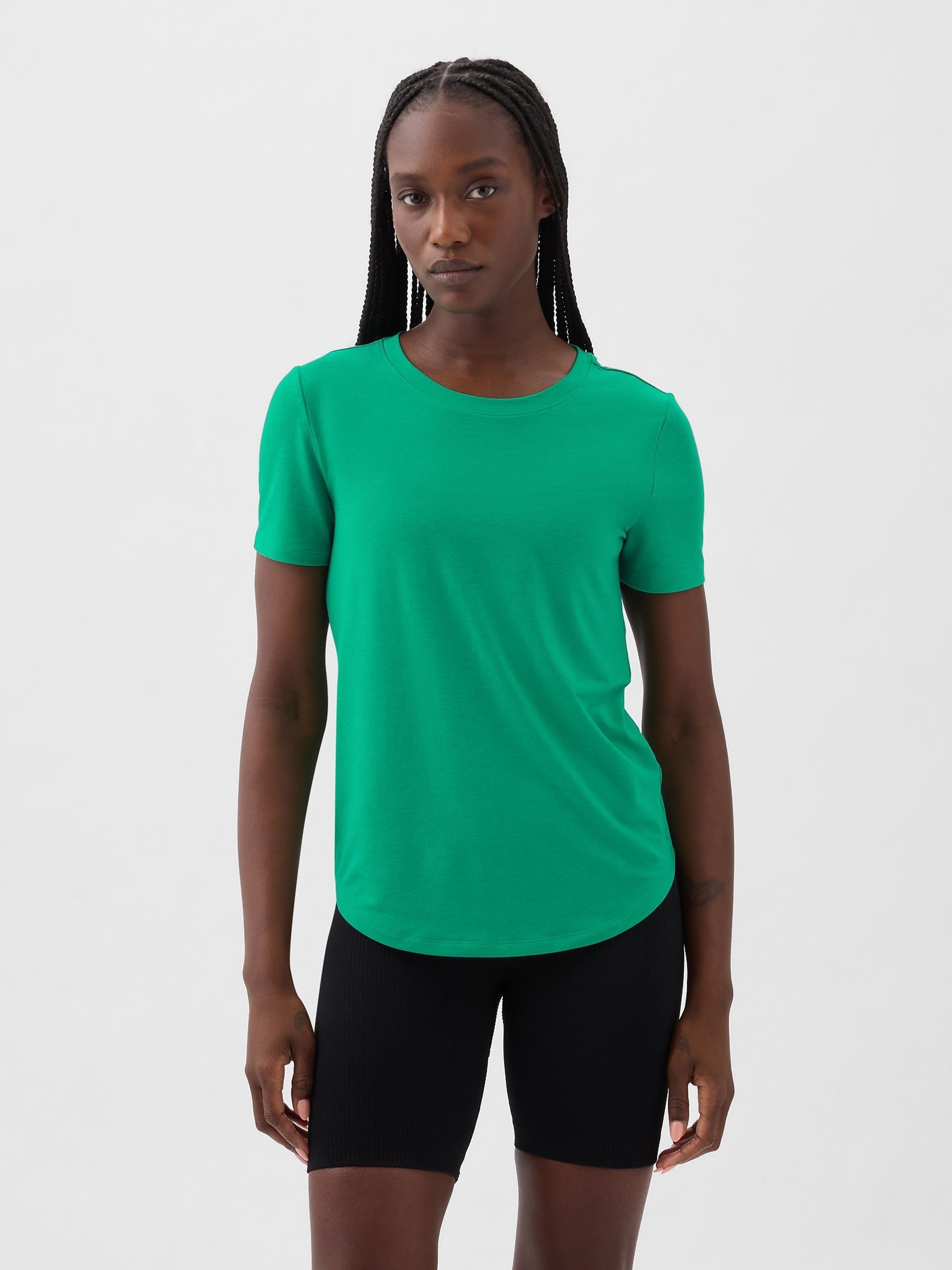 Green Breathe Short Sleeve Crew Neck T-Shirt - Image 1 of 4