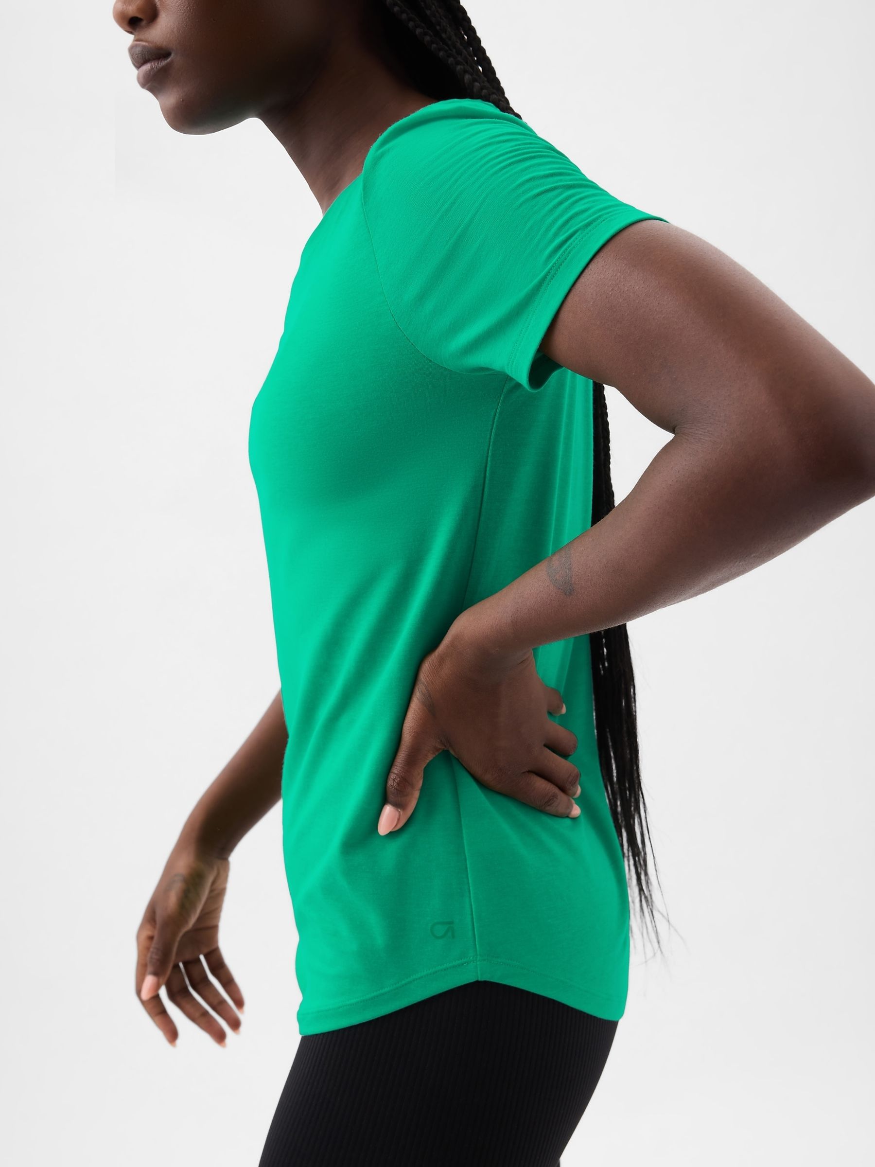 Green Breathe Short Sleeve Crew Neck T-Shirt - Image 3 of 4