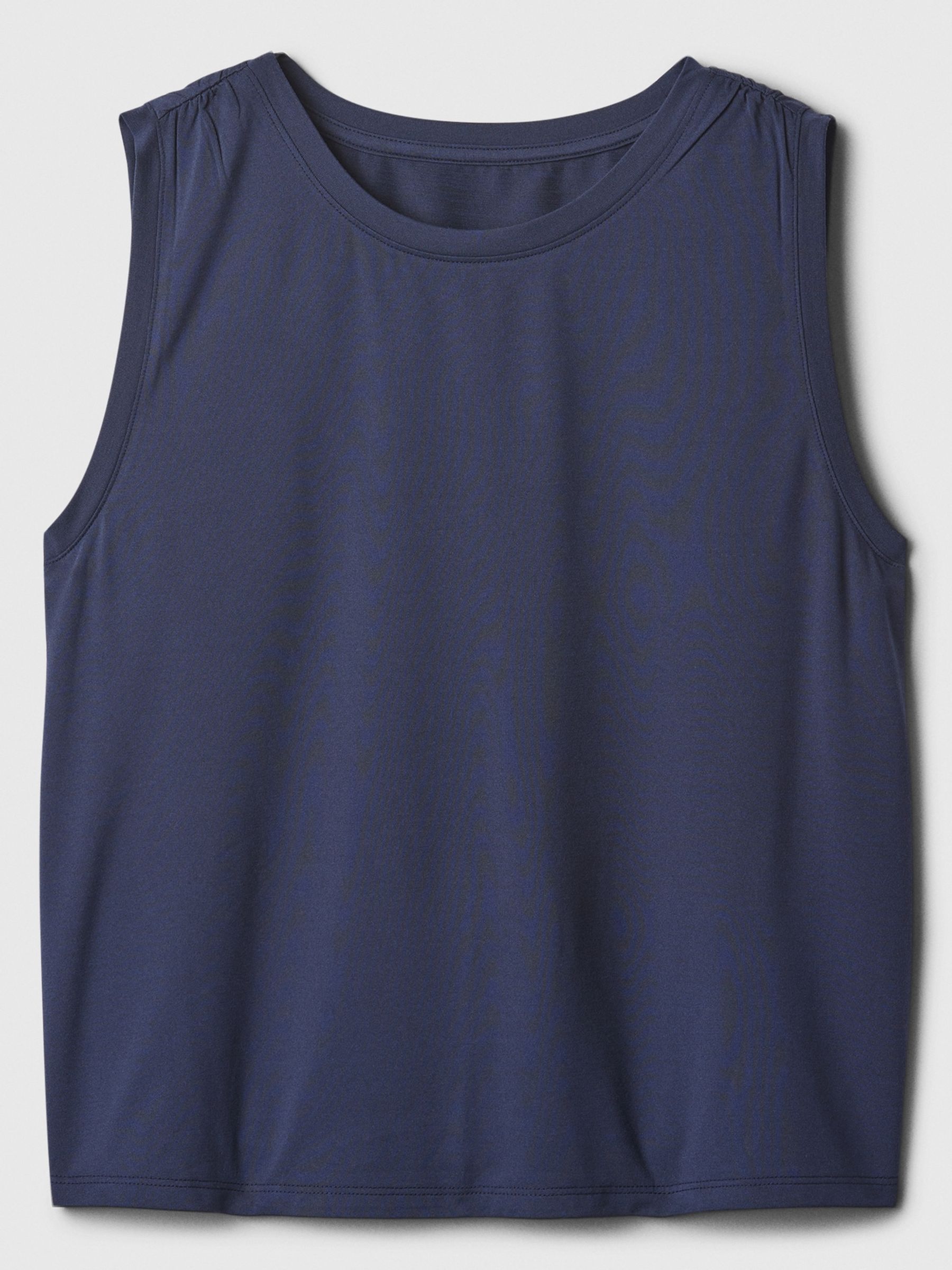 Navy Blue Fit Jersey Tank Top - Image 3 of 3