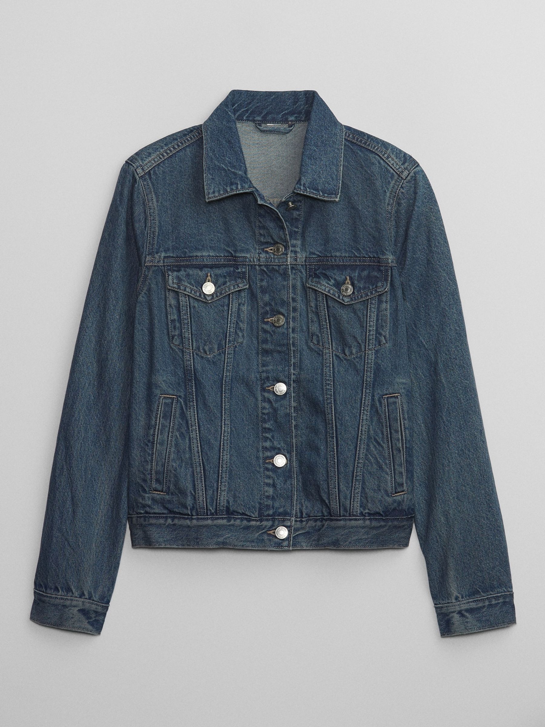 Blue Icon Denim Jacket with Washwell - Image 1 of 1