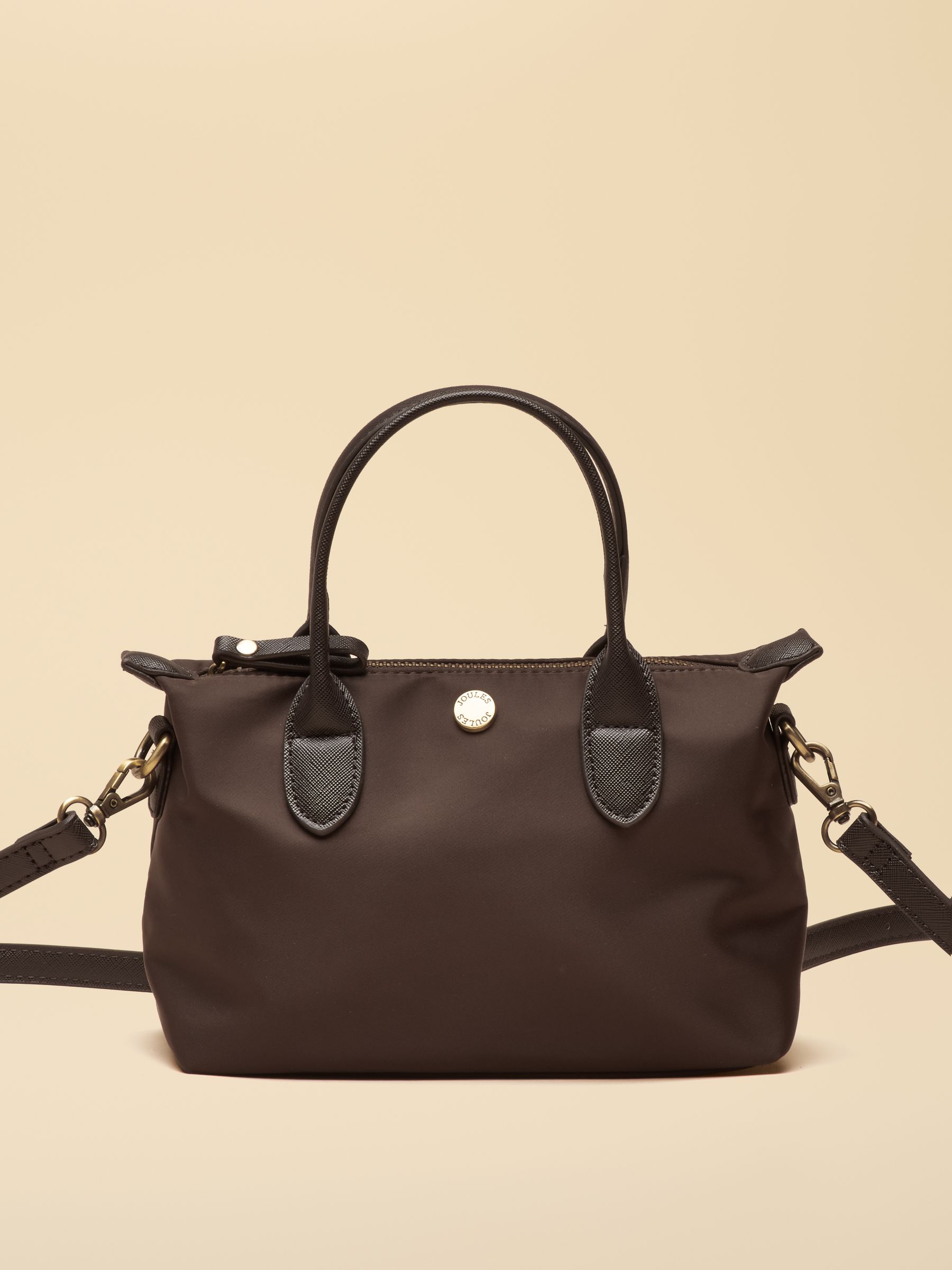 Mini Chocolate Brown Crossbody Handbag - Image 4 of 9