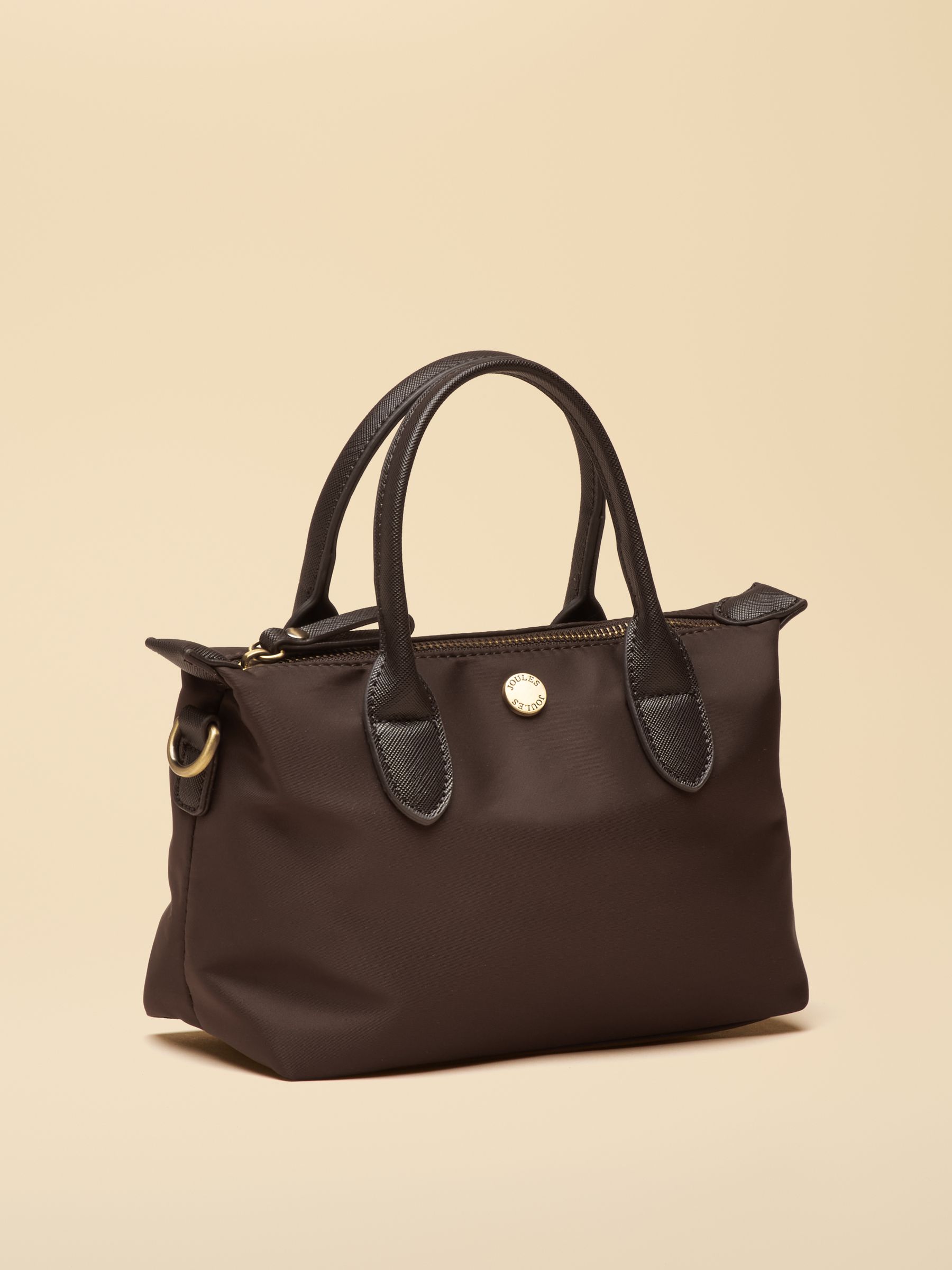 Mini Chocolate Brown Crossbody Handbag - Image 6 of 9