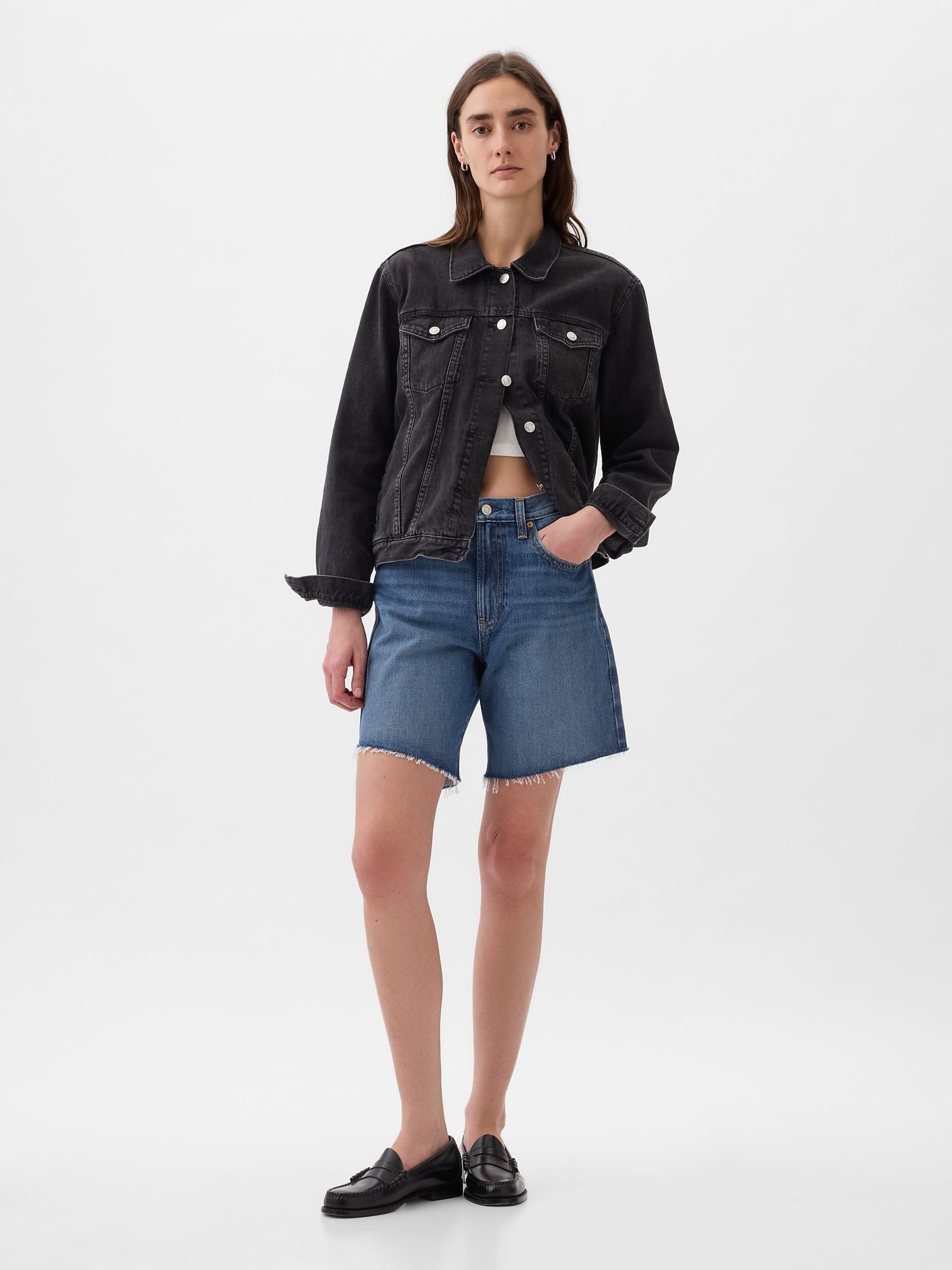 Blue Loose Bermuda Short - Image 3 of 8