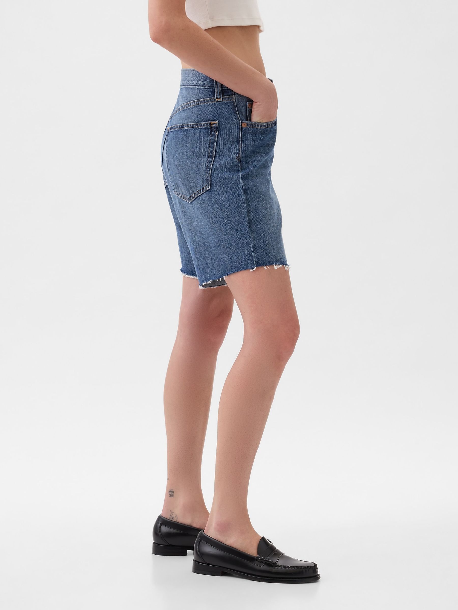 Blue Loose Bermuda Short - Image 6 of 8