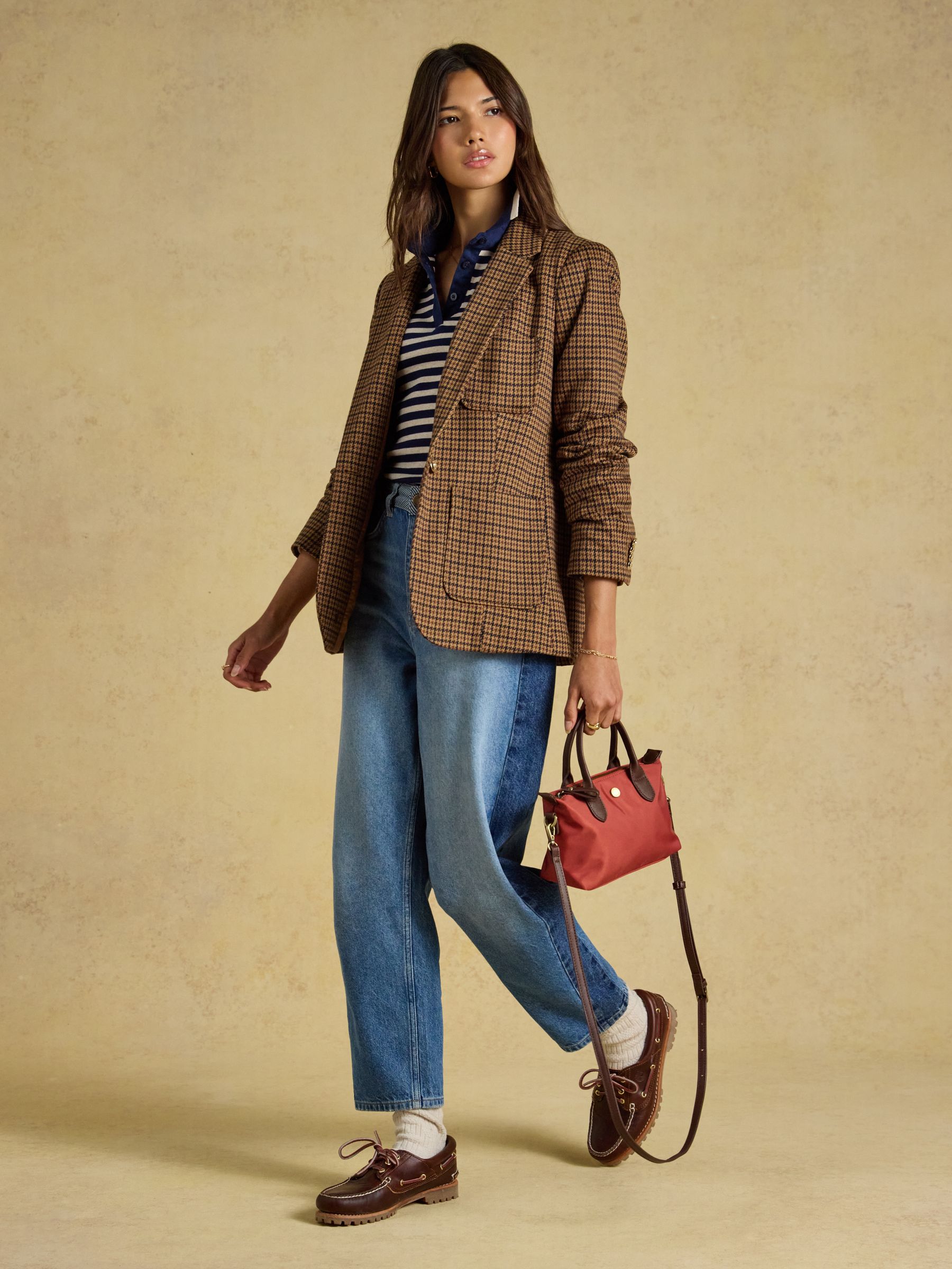 Mini Rust Orange Crossbody Handbag - Image 3 of 10