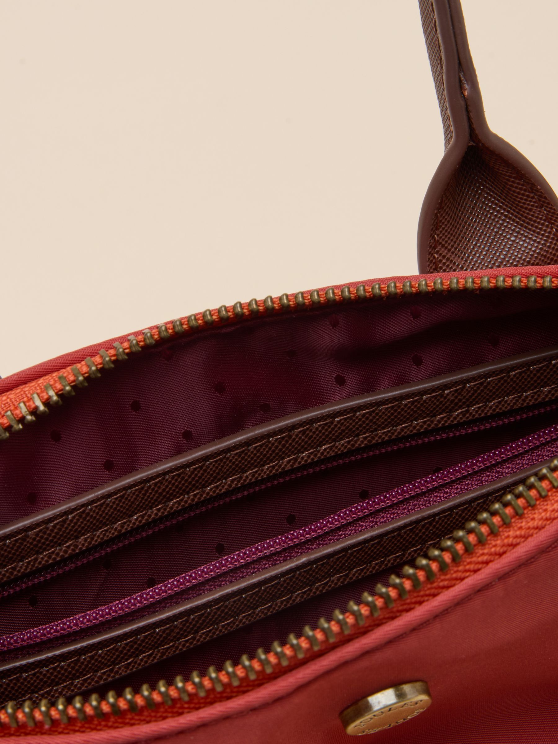 Mini Rust Orange Crossbody Handbag - Image 6 of 10