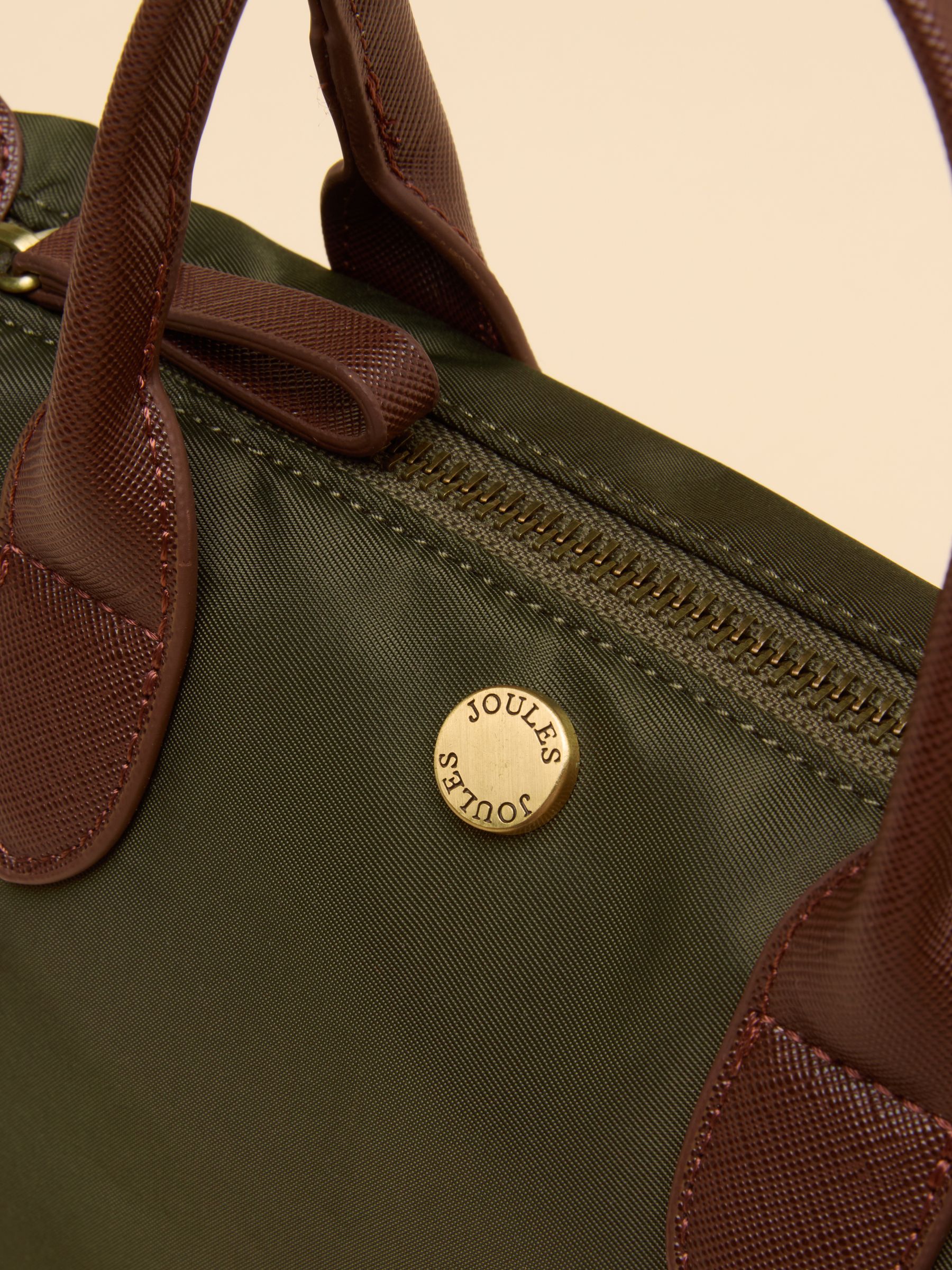 Mini Khaki Green Crossbody Handbag - Image 8 of 8