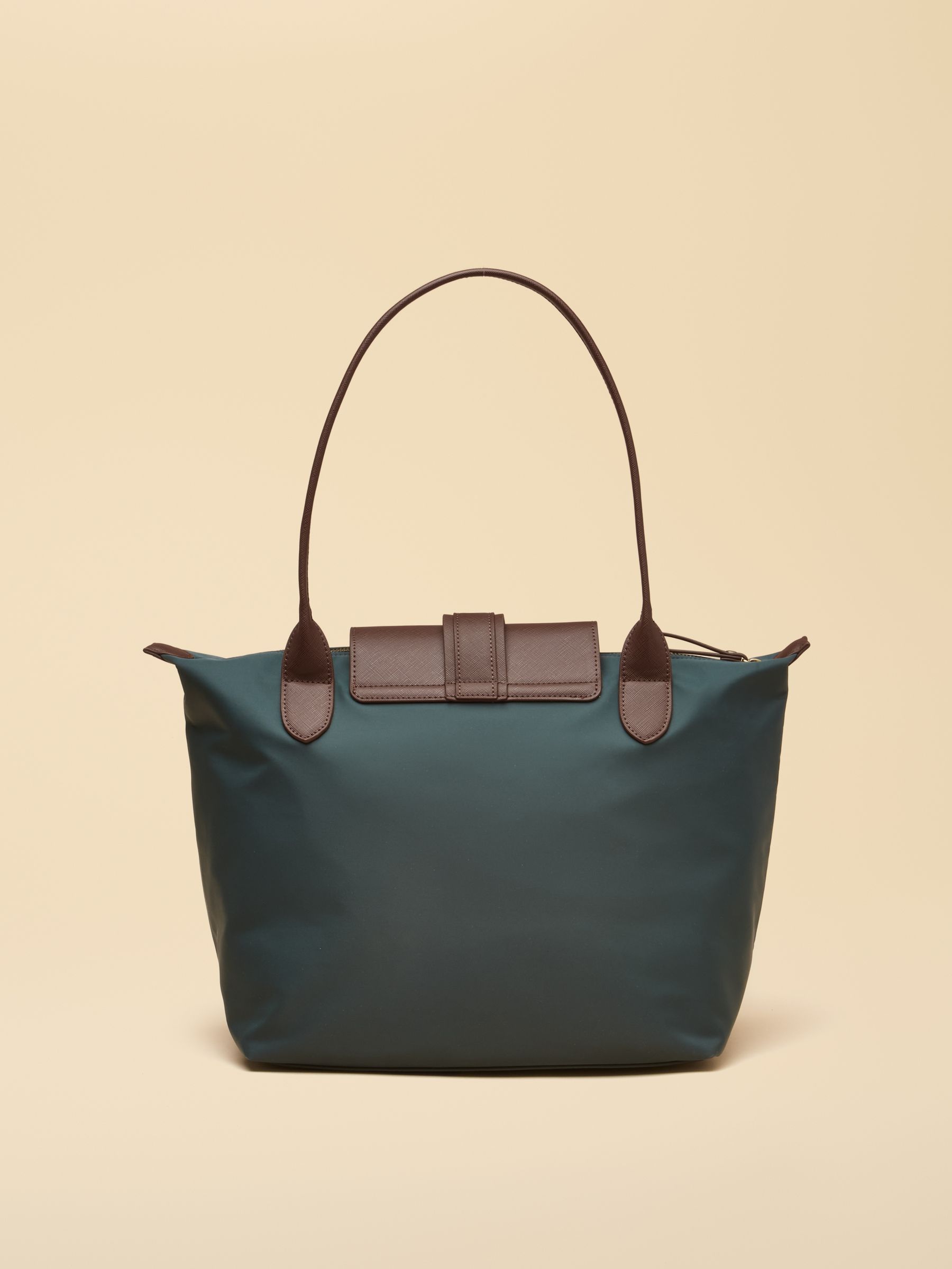 Edie Green Zip Top Shopper Bag - Image 5 of 8