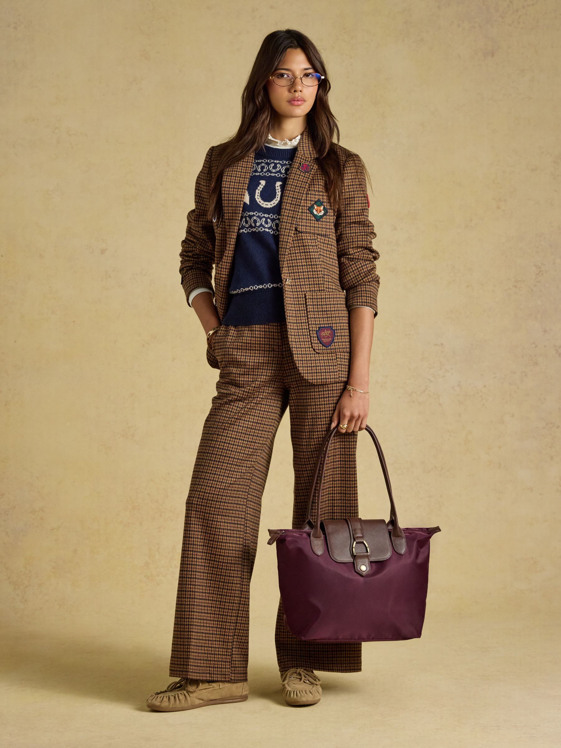 Edie Port Red Zip Top Shopper Bag - Image 2 of 9