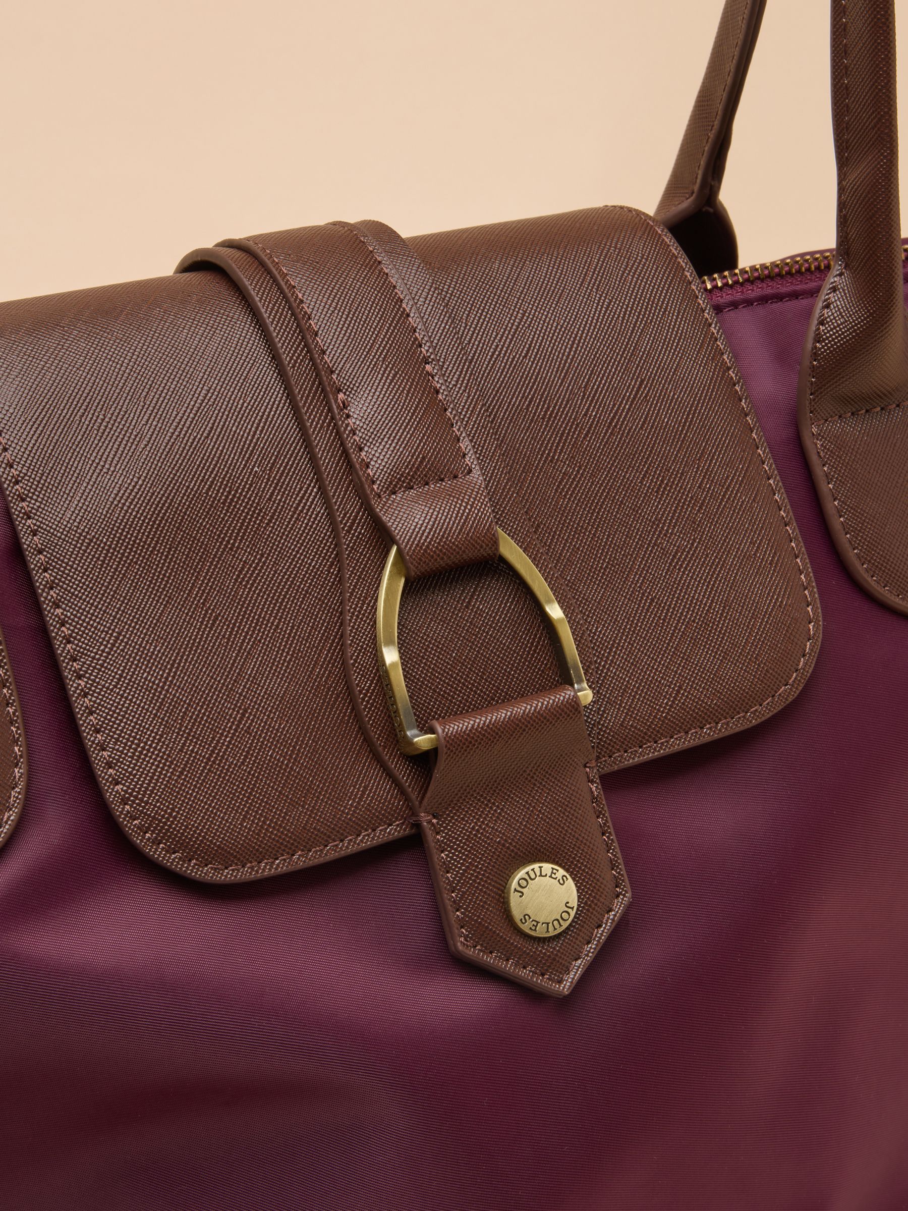 Edie Port Red Zip Top Shopper Bag - Image 7 of 9