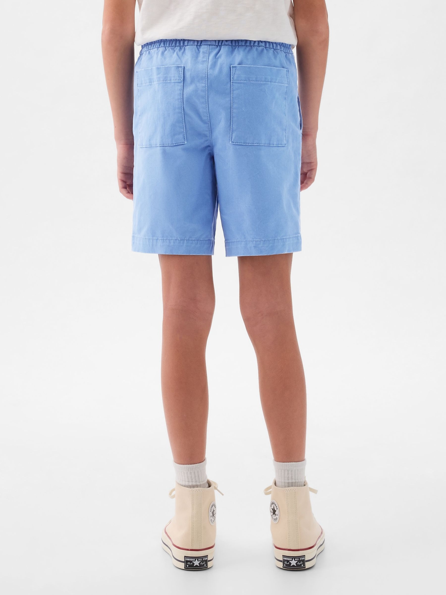 Blue Cotton Twill Easy Pull On Short (4-13yrs) - Image 2 of 5
