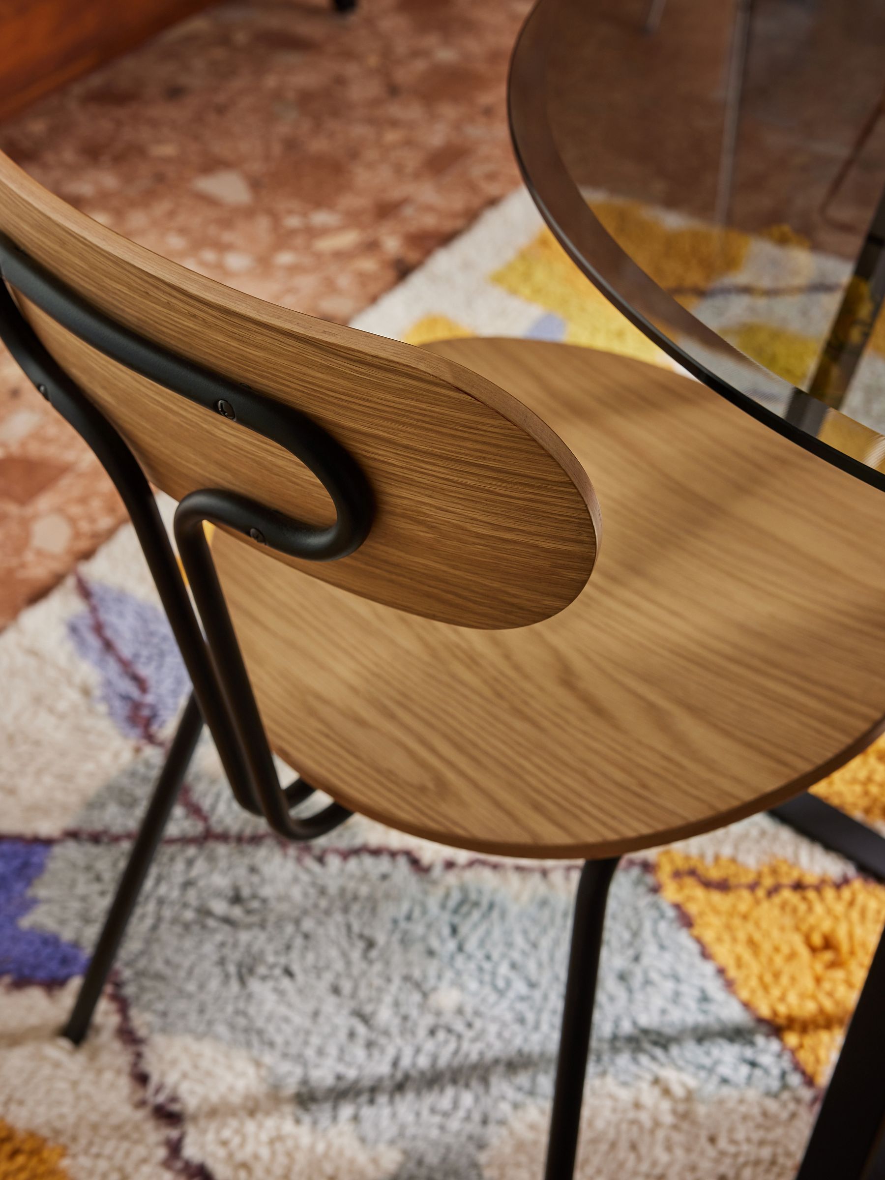 Set of 2 Tambo Dining Chairs in Oak - Image 3 of 4