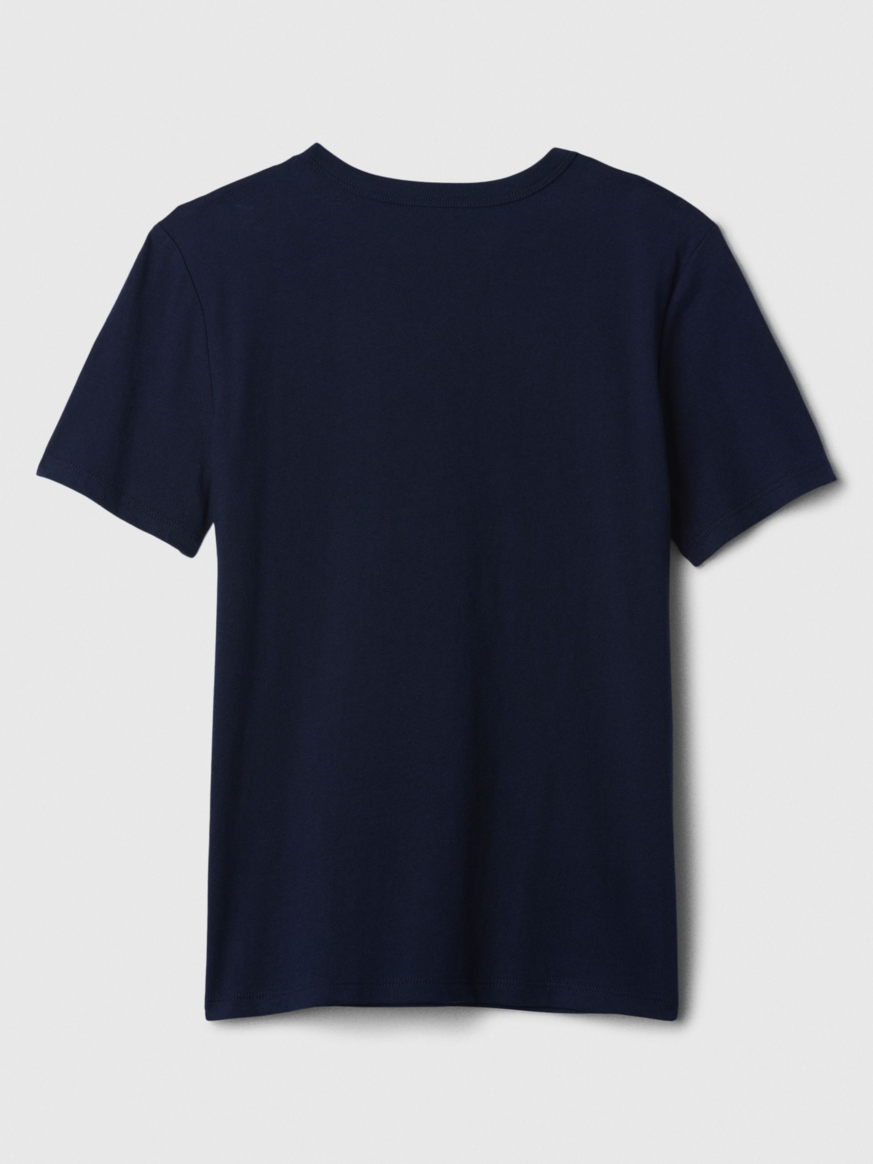 Navy Blue Logo Graphic Short Sleeve Crew Neck T-Shirt (4-13yrs) - Image 2 of 3