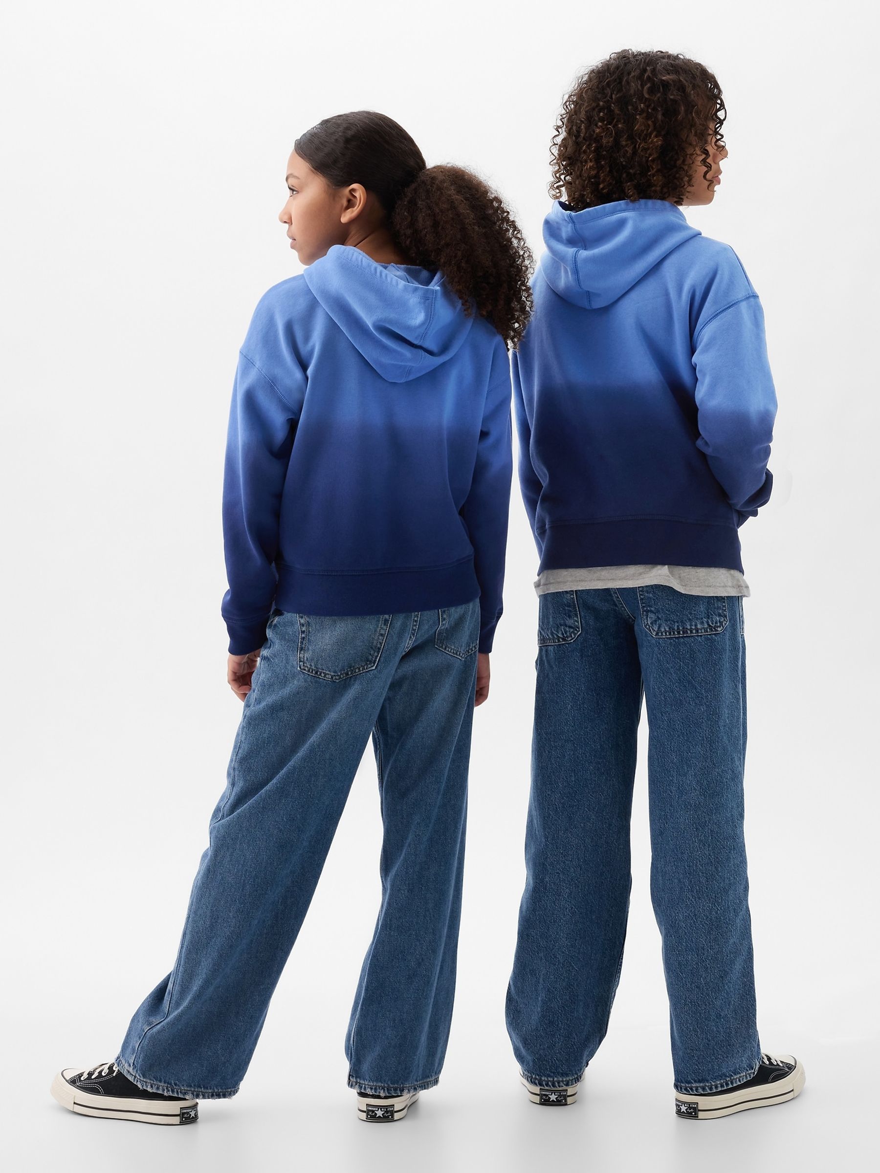 Blue Relaxed Logo Hoodie (4-13yrs) - Image 2 of 5