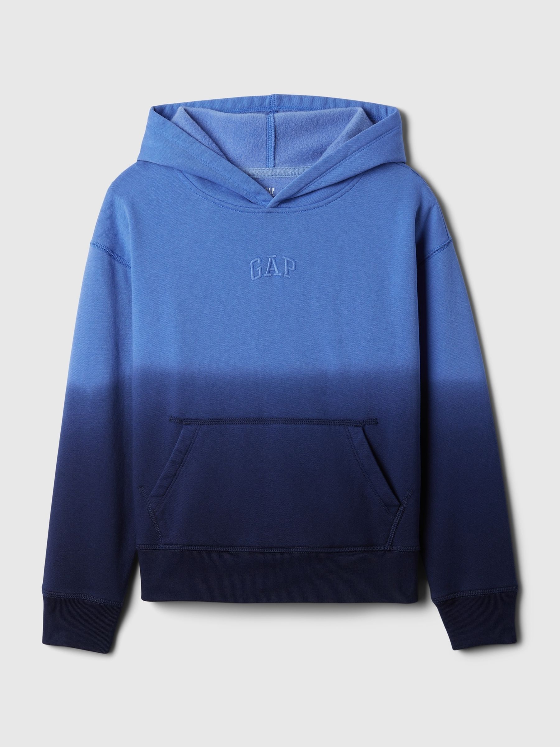 Blue Relaxed Logo Hoodie (4-13yrs) - Image 4 of 5