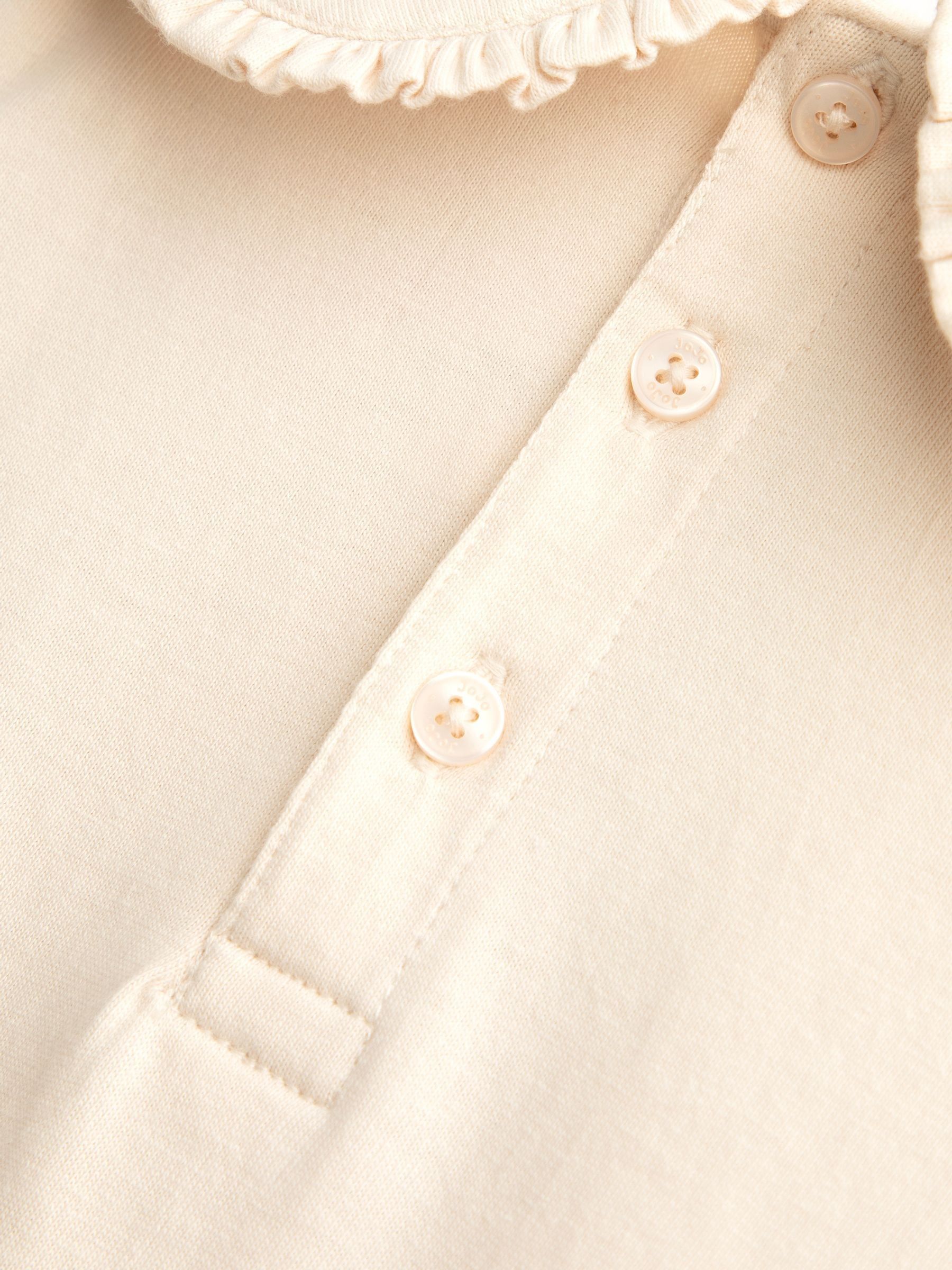 Rose Pink Spot 2-Pack Long Sleeve Frill Collar Tops - Image 6 of 7