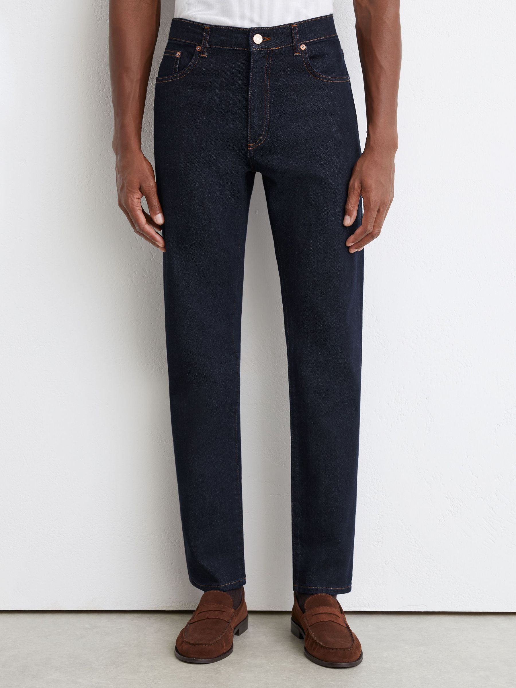 Comfort-Stretch Slim-Fit Jeans in Rinse Wash - Image 3 of 7