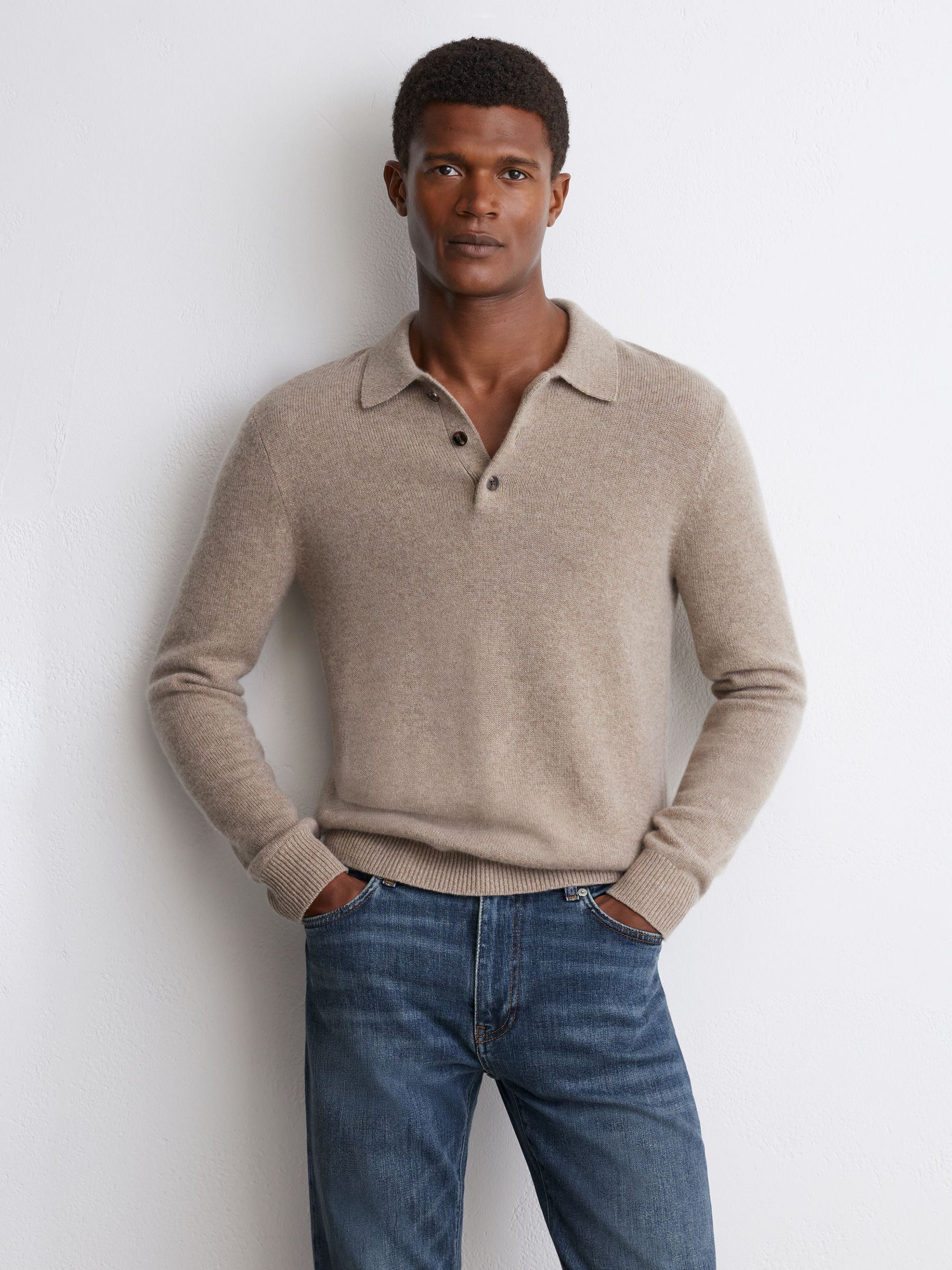 Comfort-Stretch Slim-Fit Jeans in Blue Wash - Image 6 of 7