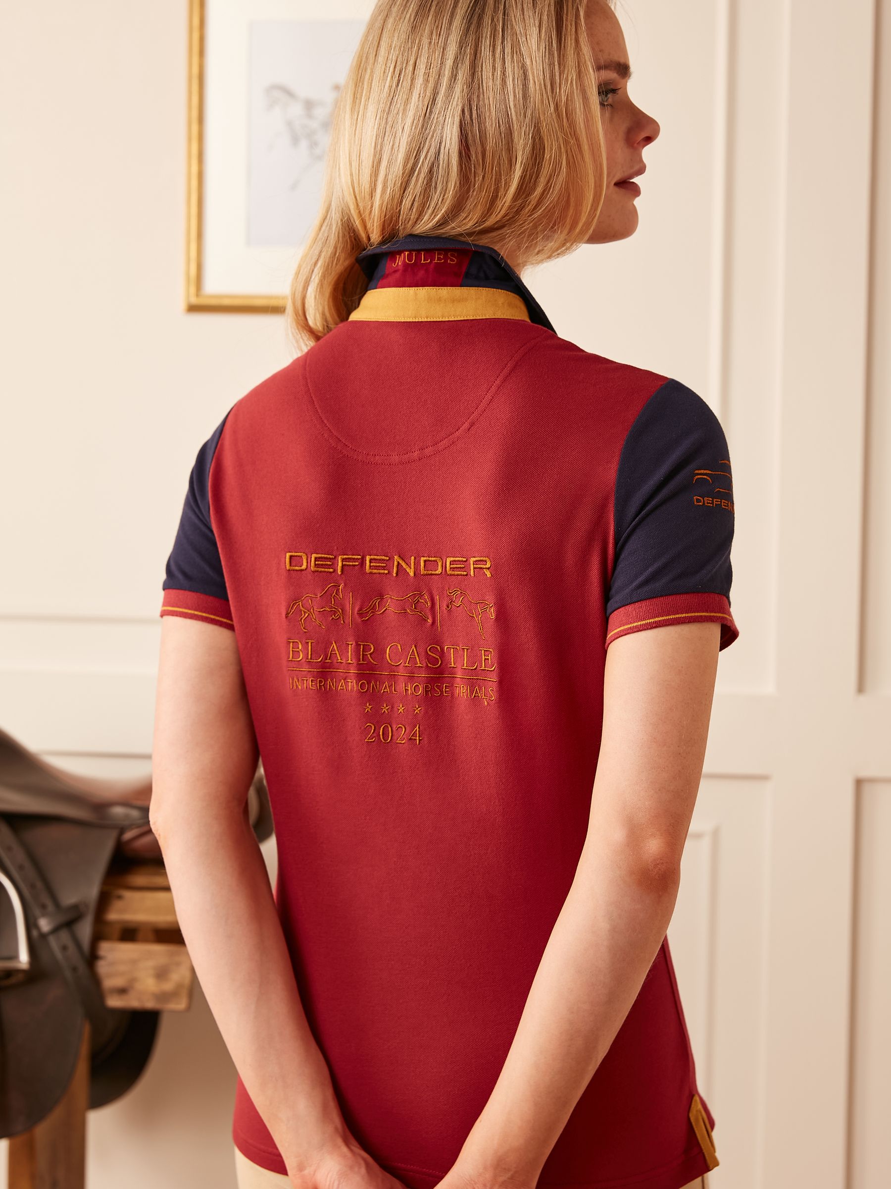 Official Blair Burgundy Red Polo Shirt - Image 5 of 9