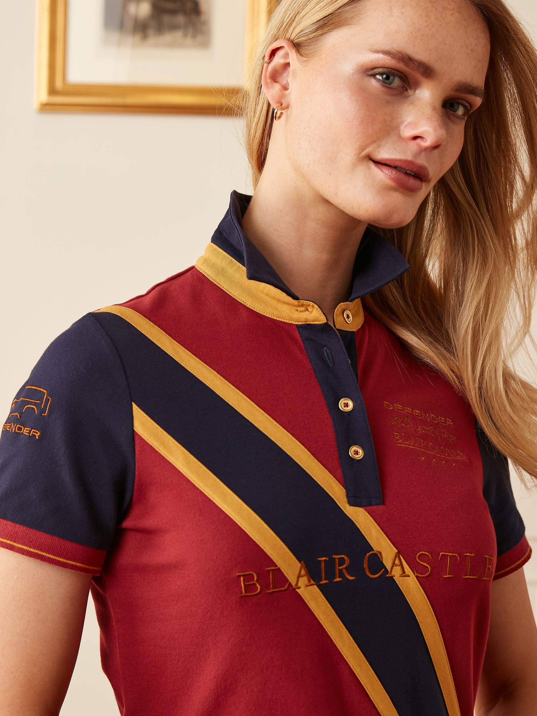 Official Blair Burgundy Red Polo Shirt - Image 6 of 9