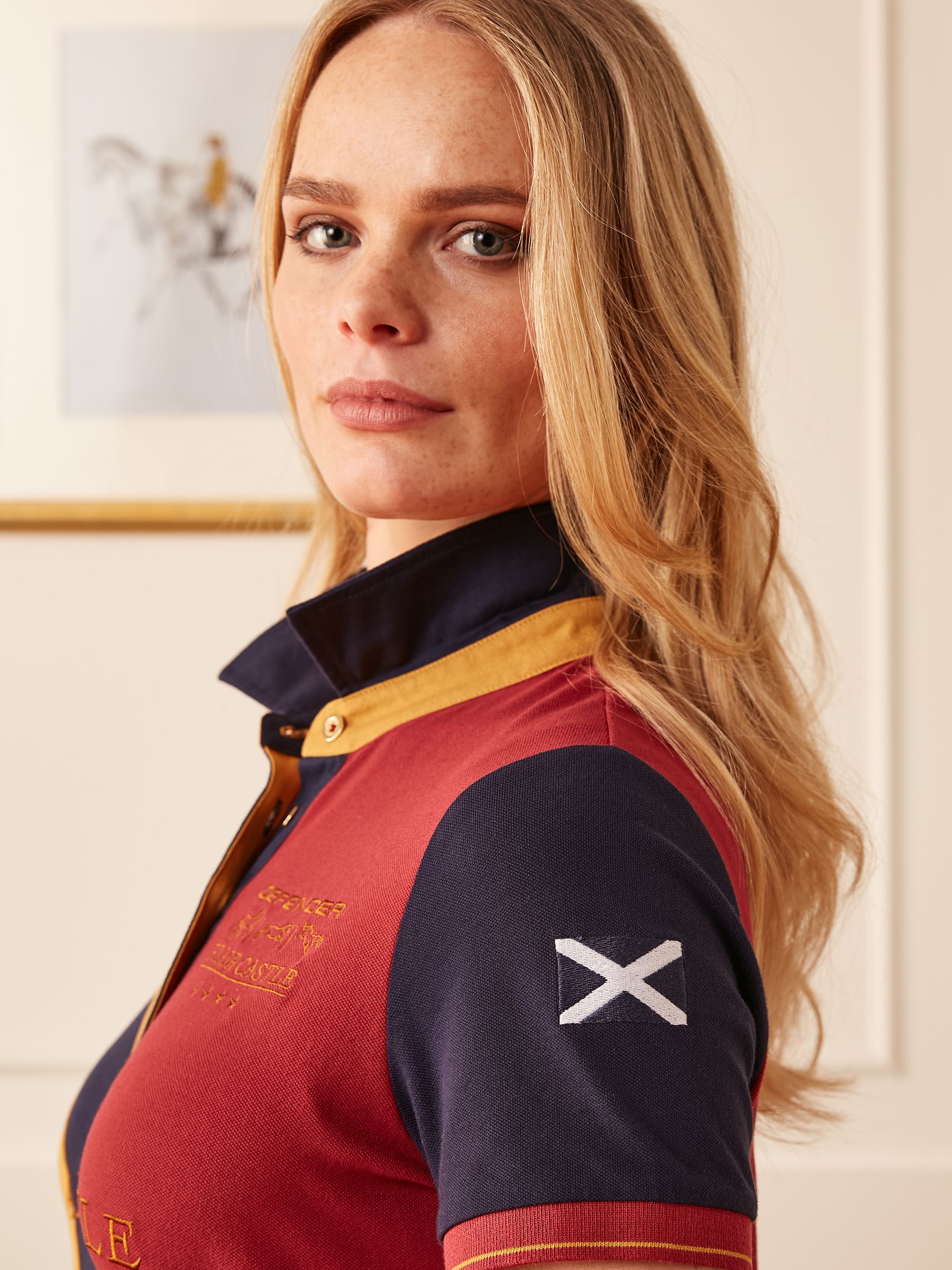 Official Blair Burgundy Red Polo Shirt - Image 7 of 9