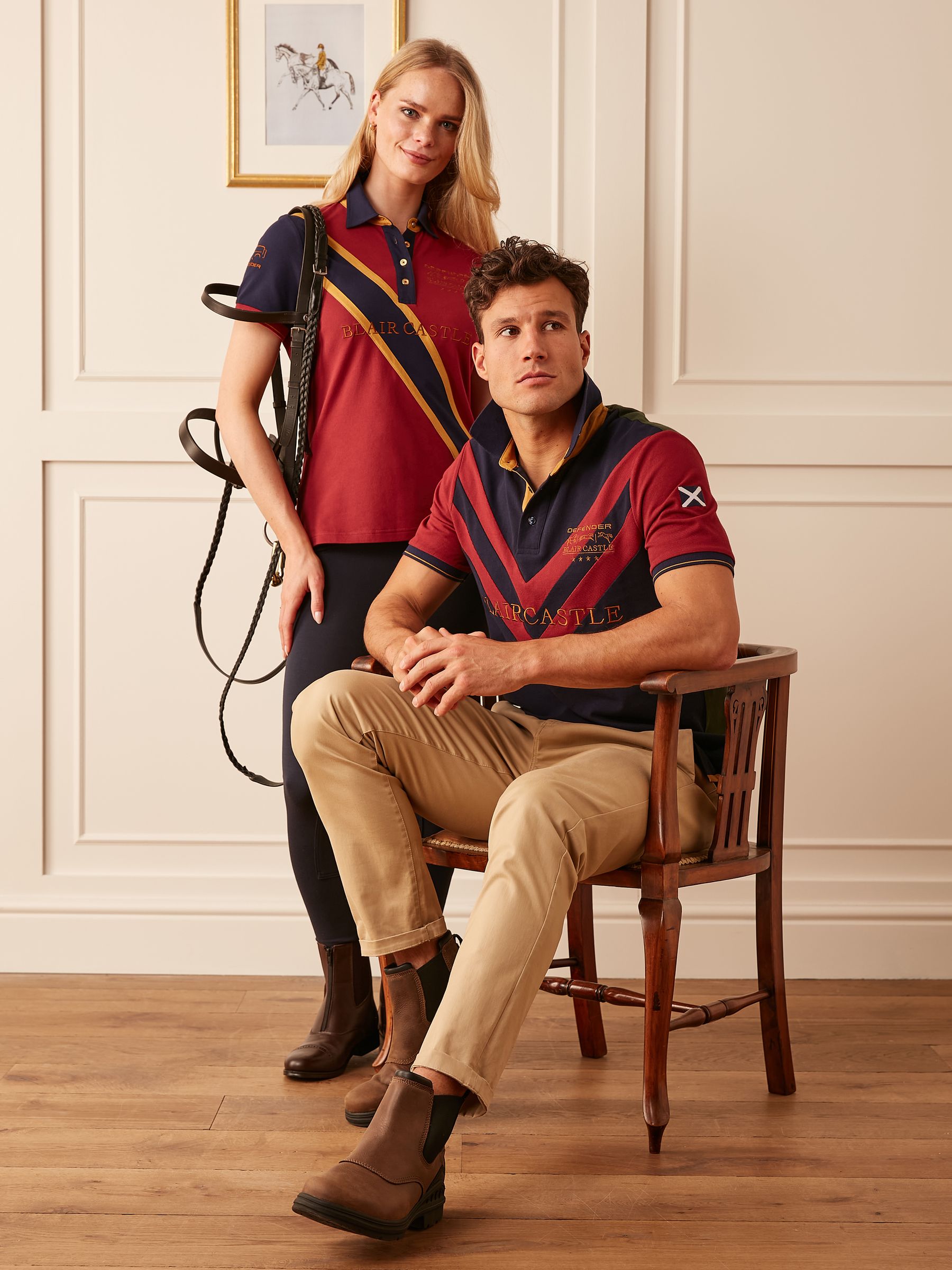 Official Blair Burgundy Red Polo Shirt - Image 9 of 9 Official Blair Burgundy Red Polo Shirt - Image 9 of 9