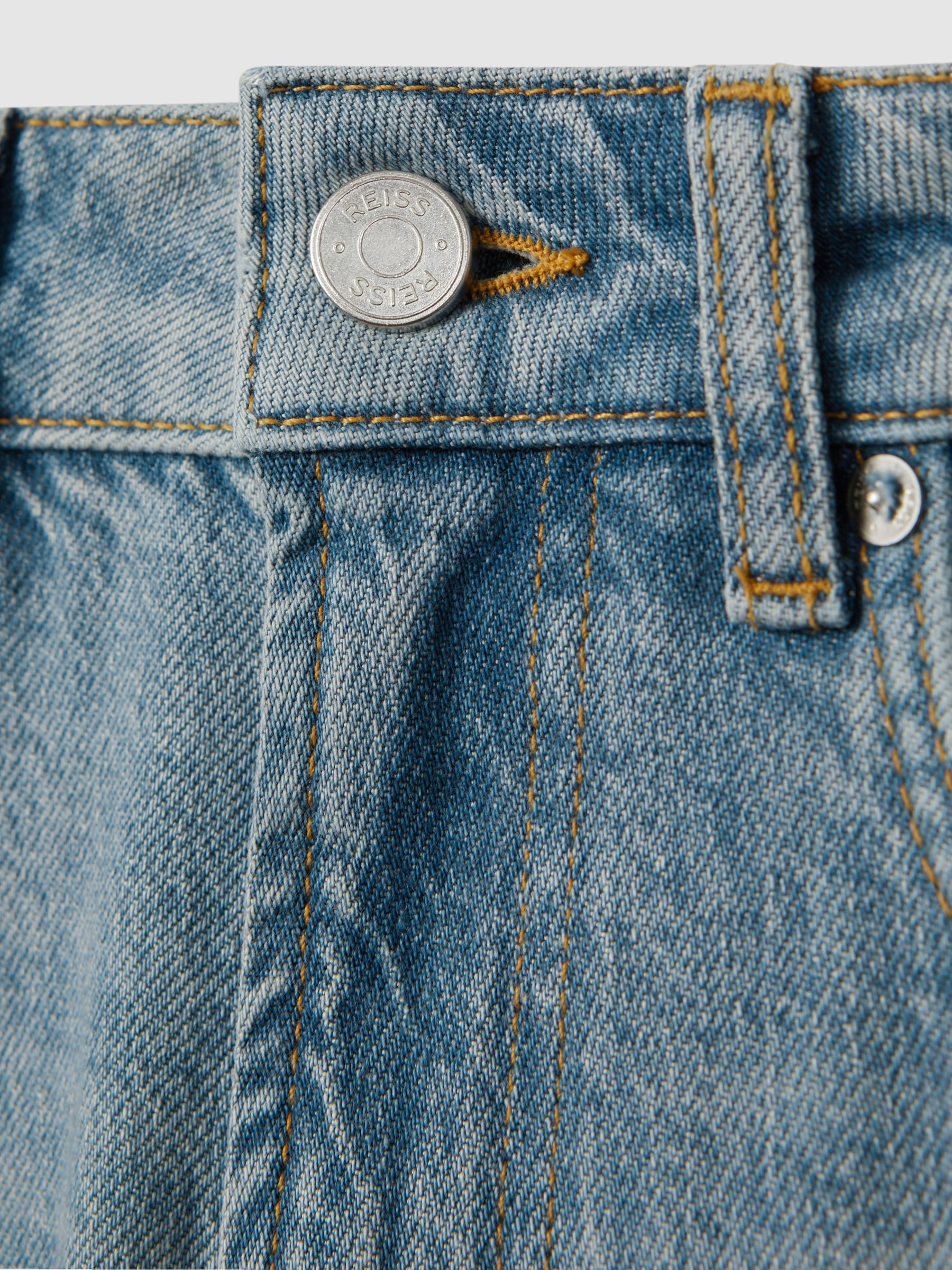 Relaxed Tapered Jeans in Light Blue - Image 6 of 6