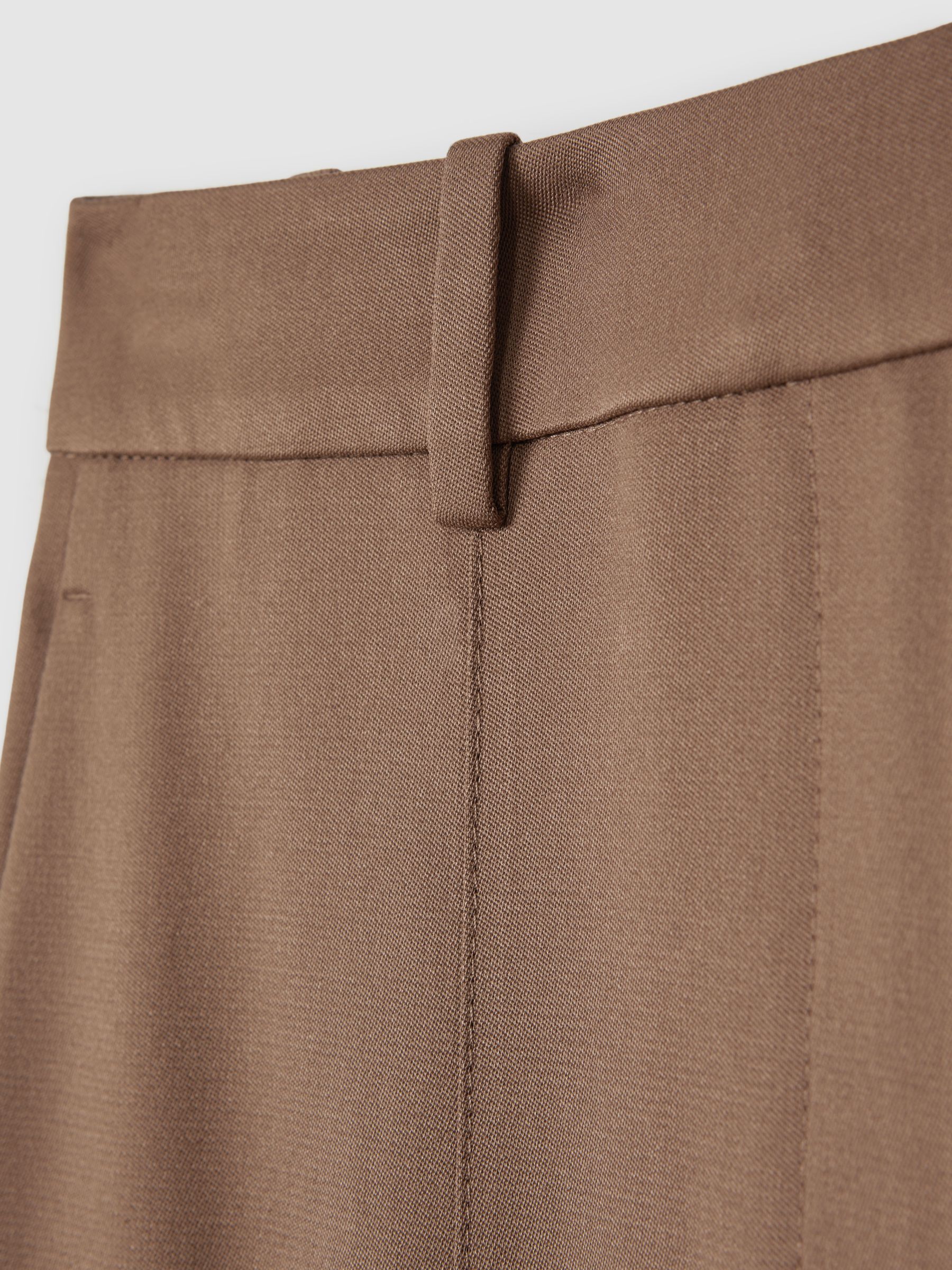 Petite Slim Fit Suit Trousers in Mink Neutral - Image 6 of 7