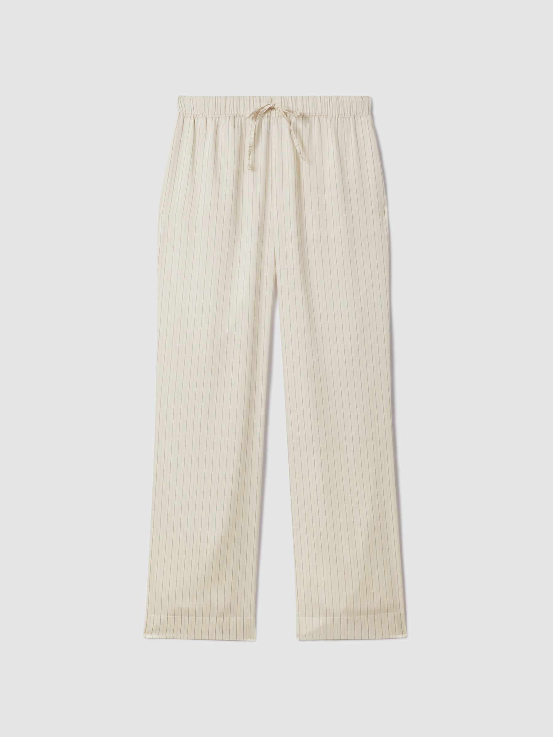 McLaren F1 Monte Carlo Wide Leg Drawstring Trousers in White Multi - Image 2 of 6