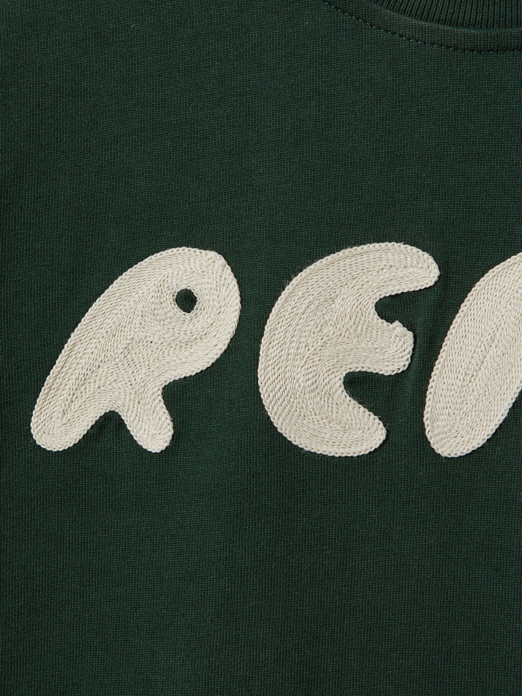 Teen Crew Neck Motif T-Shirt in Hunting Green - Image 3 of 4