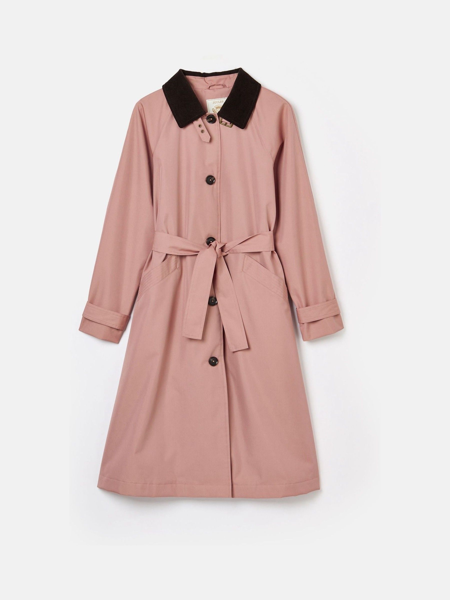 Epwell Pink Waterproof Belted Trench Coat - Image 7 of 8