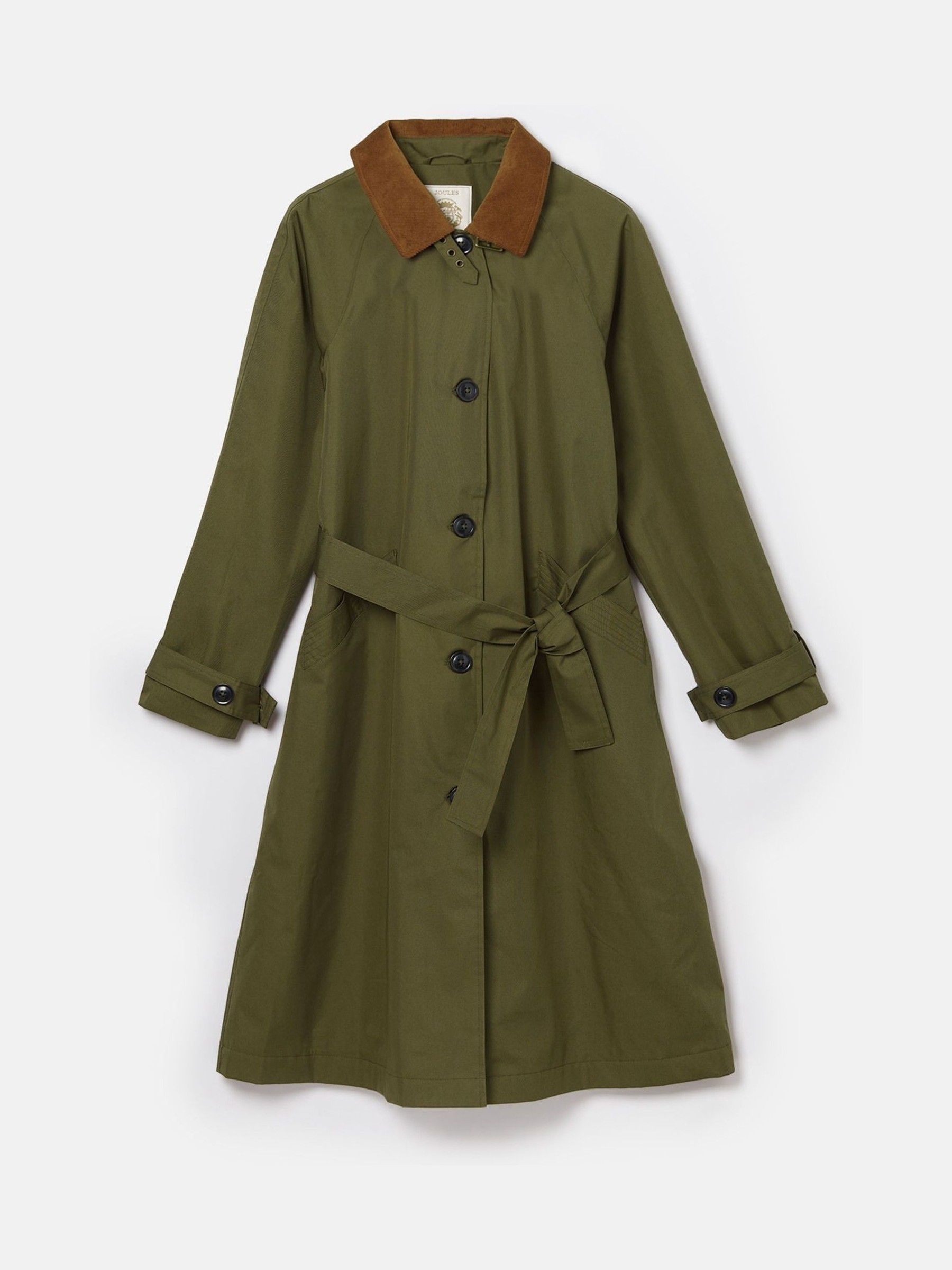 Epwell Green Waterproof Belted Trench Coat - Image 8 of 9