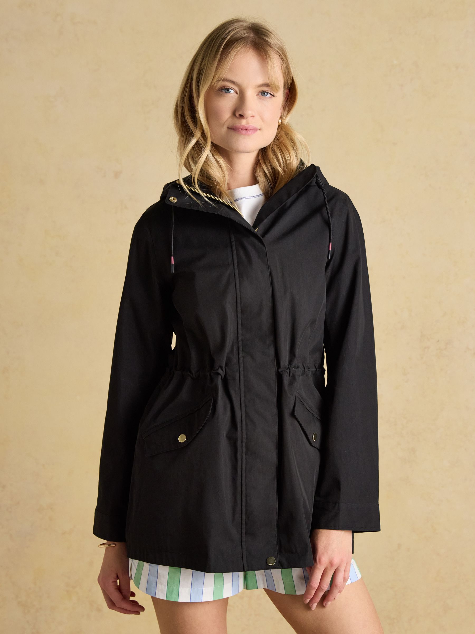 Portwell Black Waterproof Raincoat With Hood - Image 1 of 11