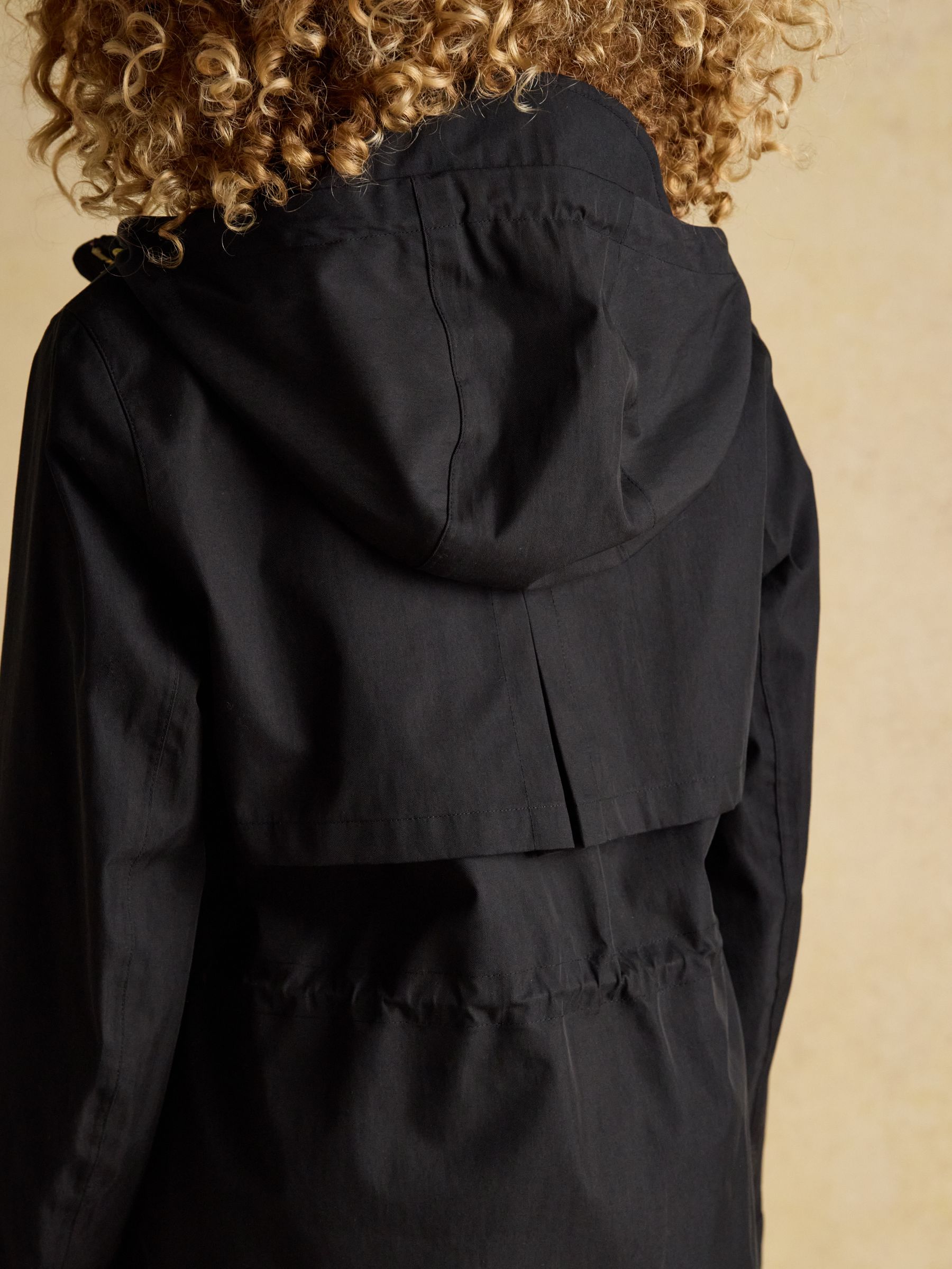 Portwell Black Waterproof Raincoat With Hood and Adjustable Waist - Image 12 of 14