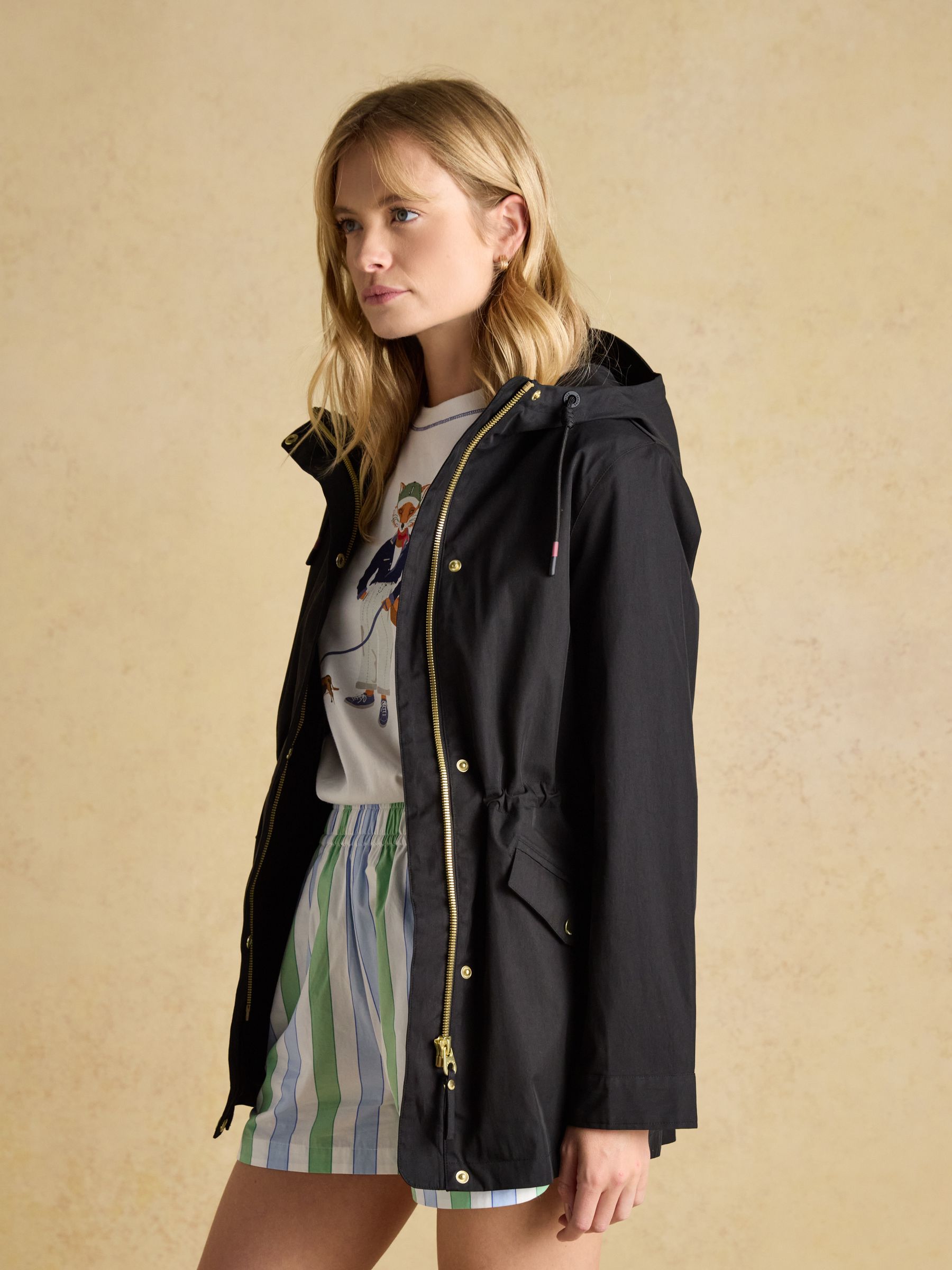 Portwell Black Waterproof Raincoat With Hood - Image 3 of 11