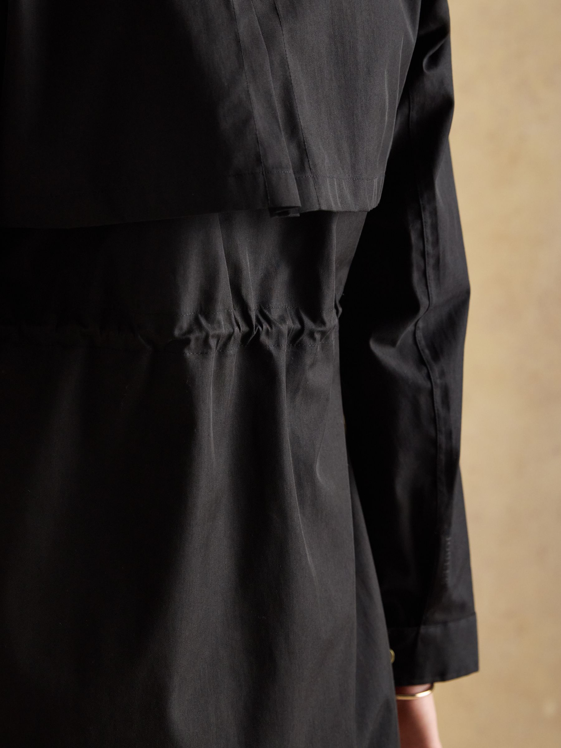 Portwell Black Waterproof Raincoat With Hood - Image 8 of 11