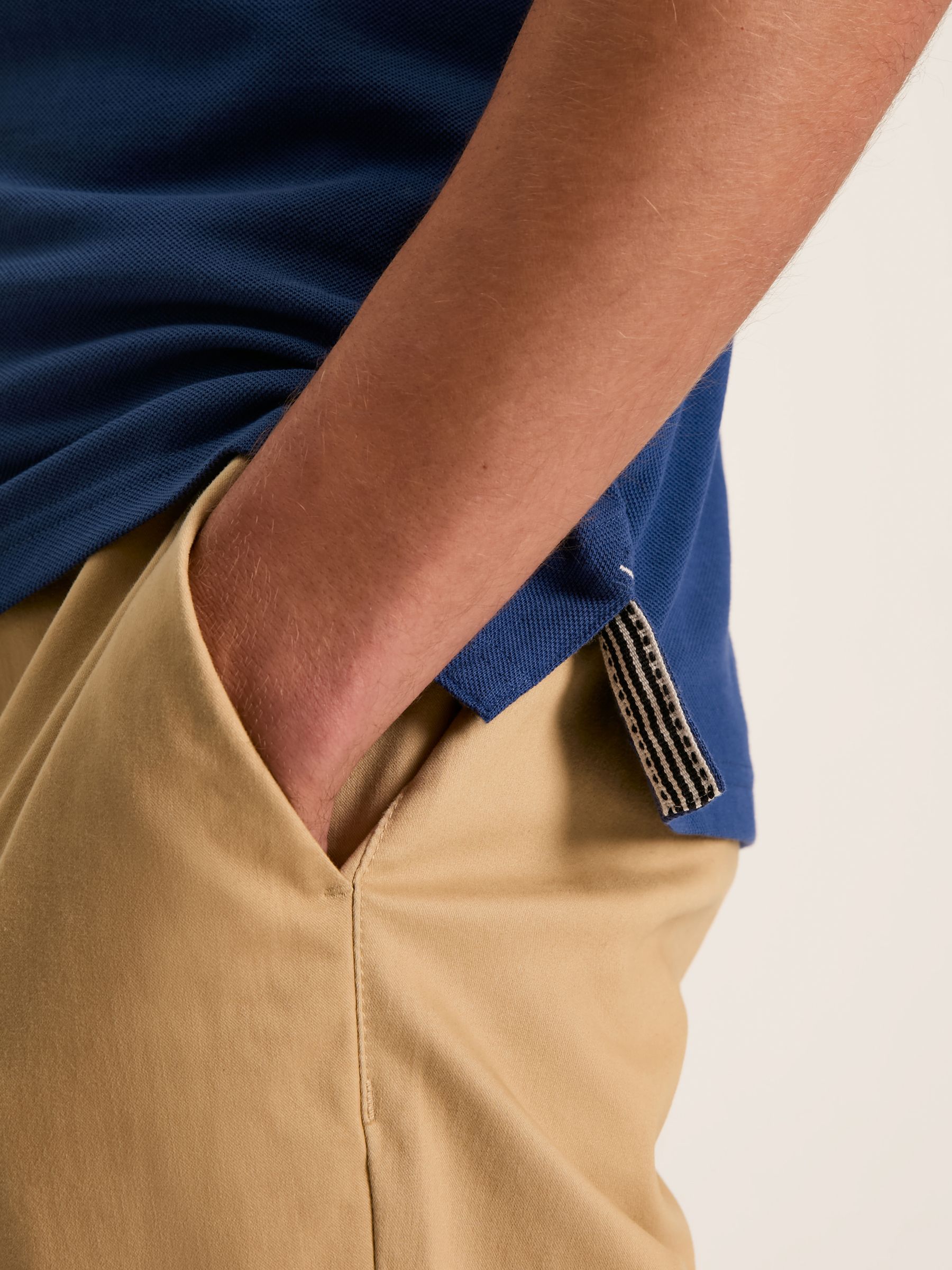 Woody Blue Slim Fit Cotton Pique Polo Shirt - Image 5 of 7