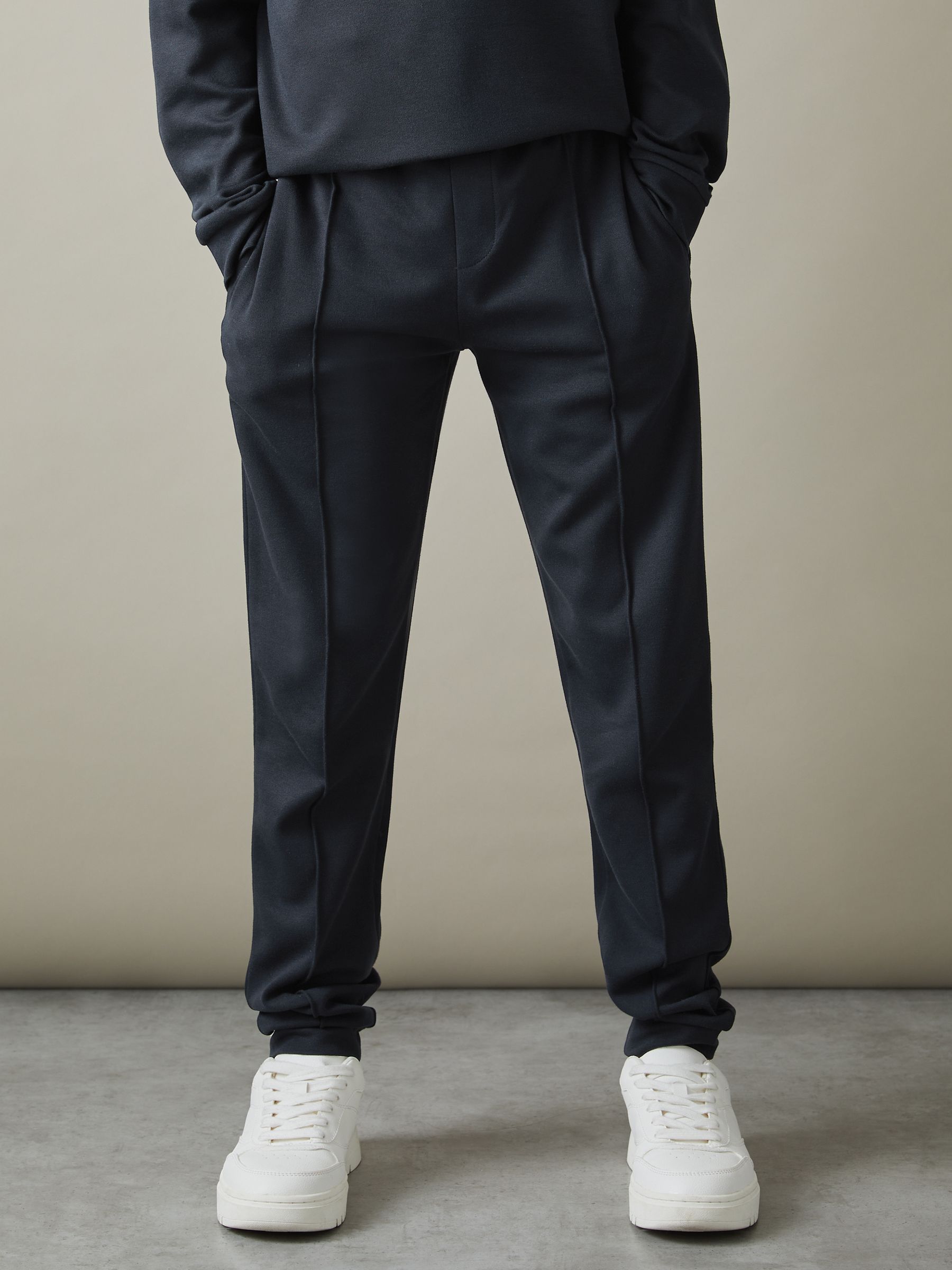 13-14 yrs Relaxed Drawstring Joggers in Navy - Image 2 of 6