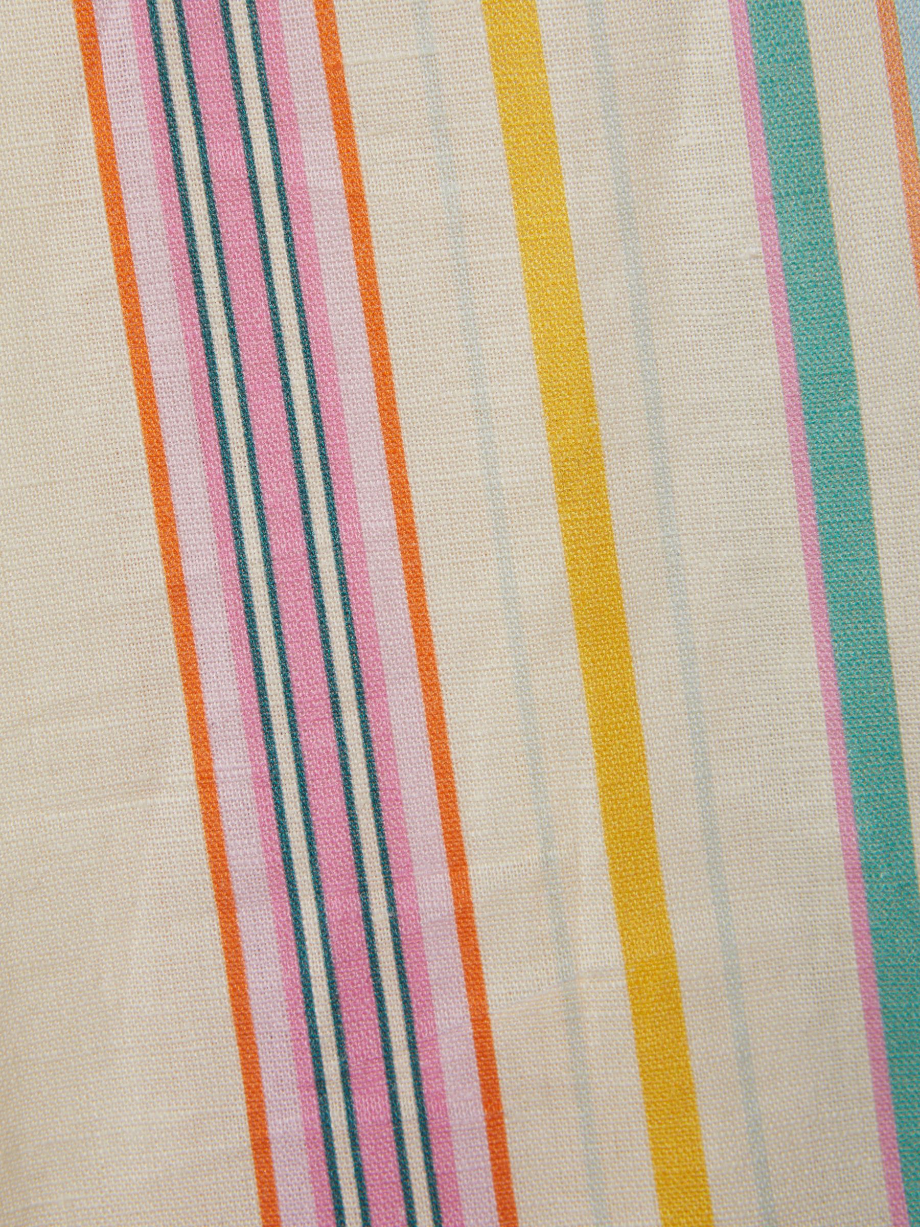 4-9 yrs Linen Drawstring Trousers in Multi - Image 6 of 6