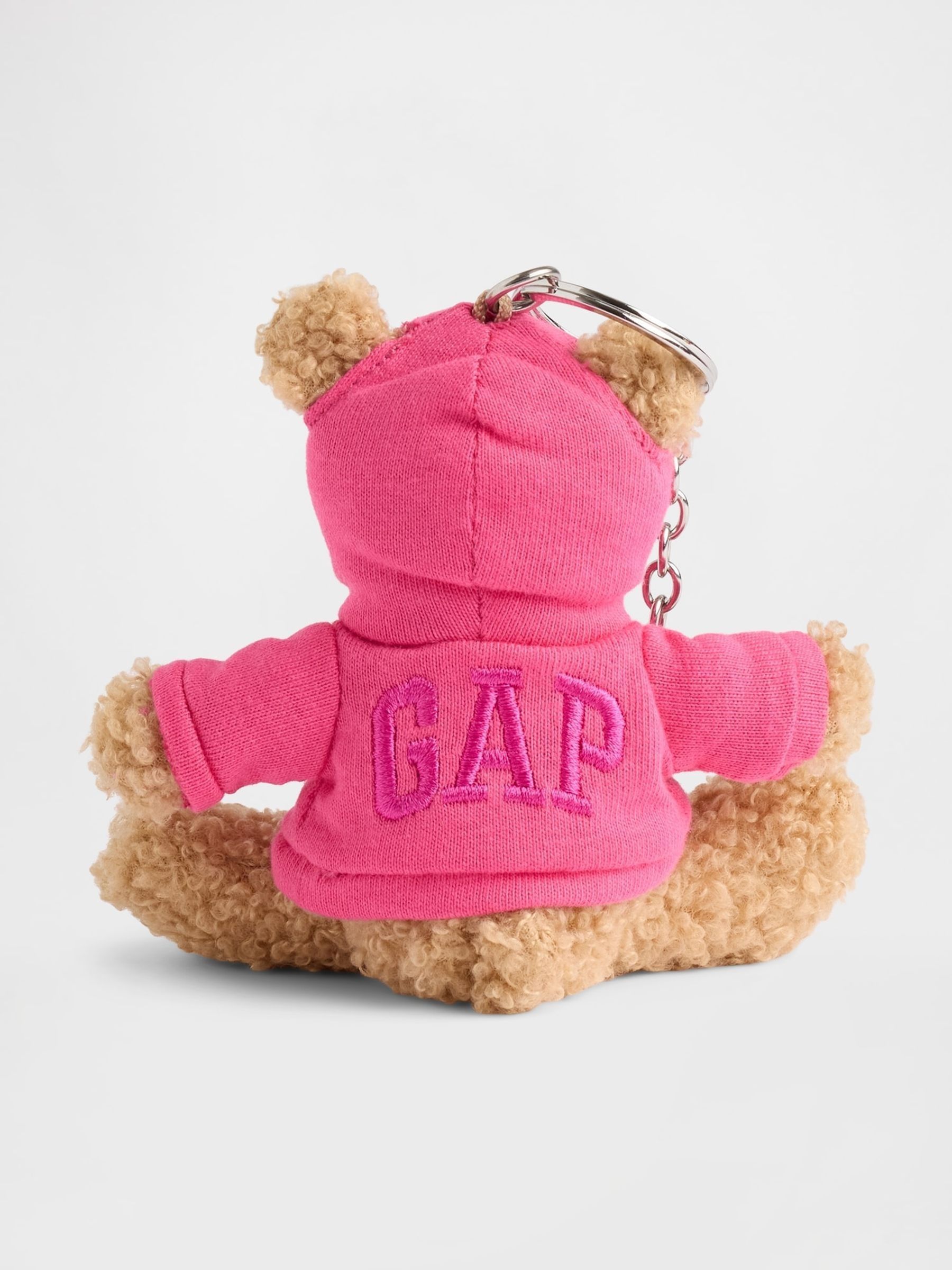 Pink Brannan Bear Hoodie Bag Charm - Image 2 of 3
