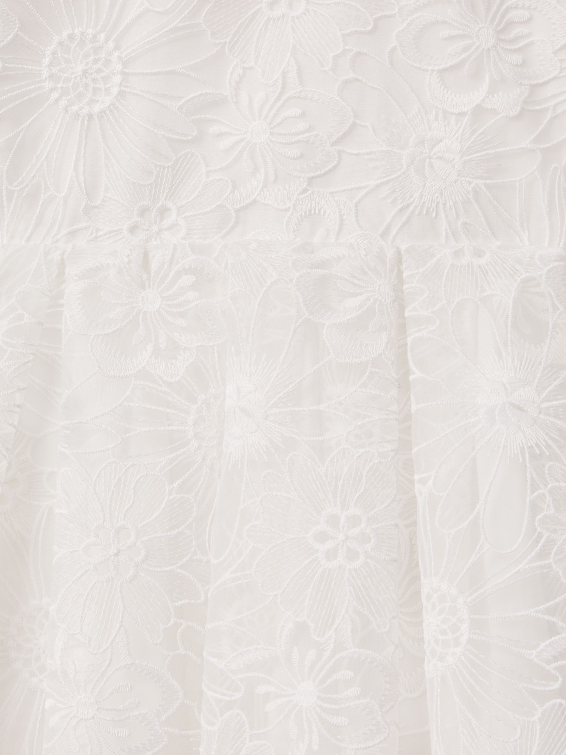 9-13 yrs Lace Puff Sleeve Dress in Ivory - Image 6 of 6