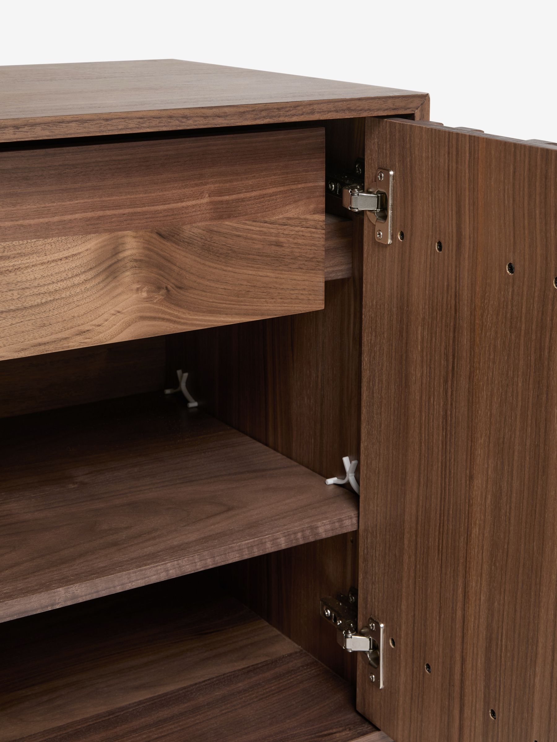 Jasper Conran London Walnut Belgrave Small Sideboard - Image 11 of 12
