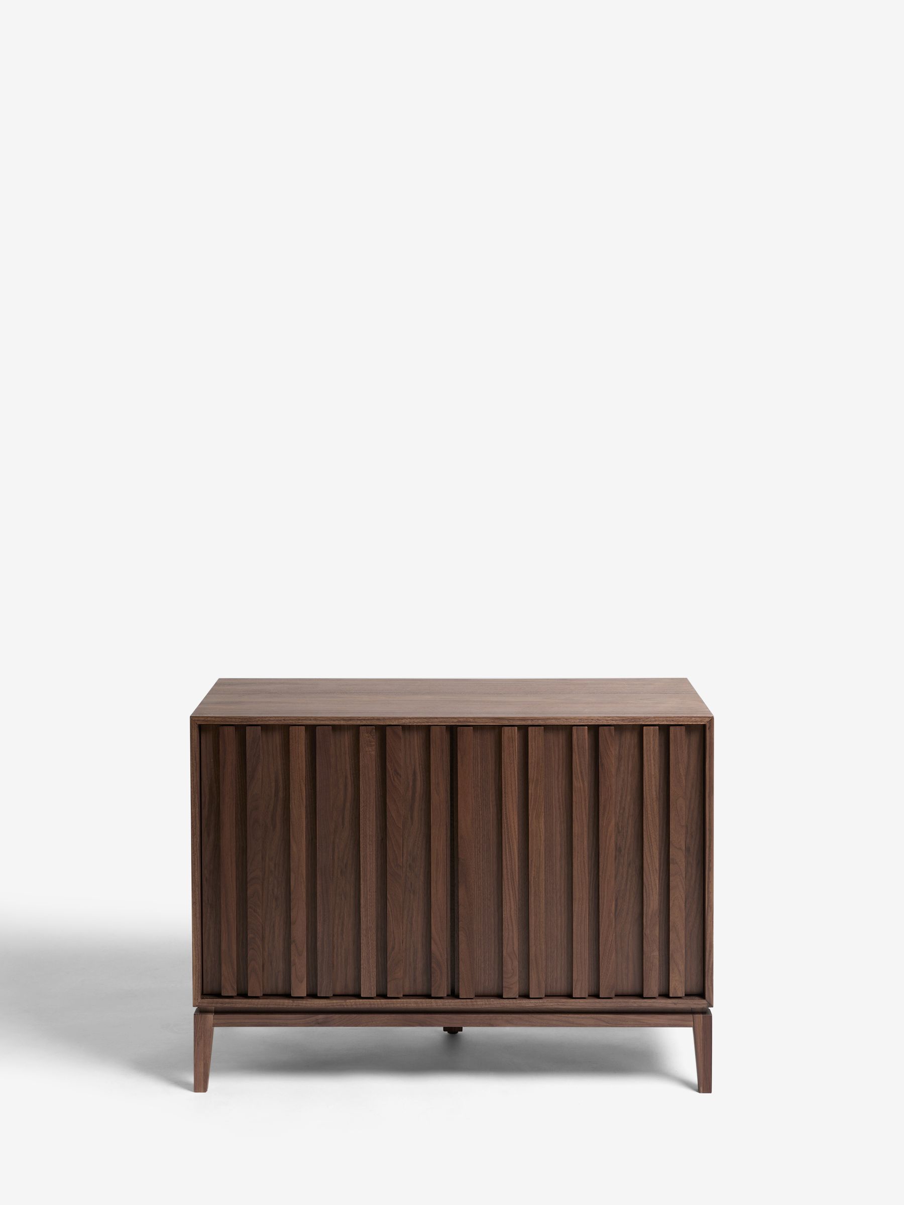 Jasper Conran London Walnut Belgrave Small Sideboard - Image 9 of 12