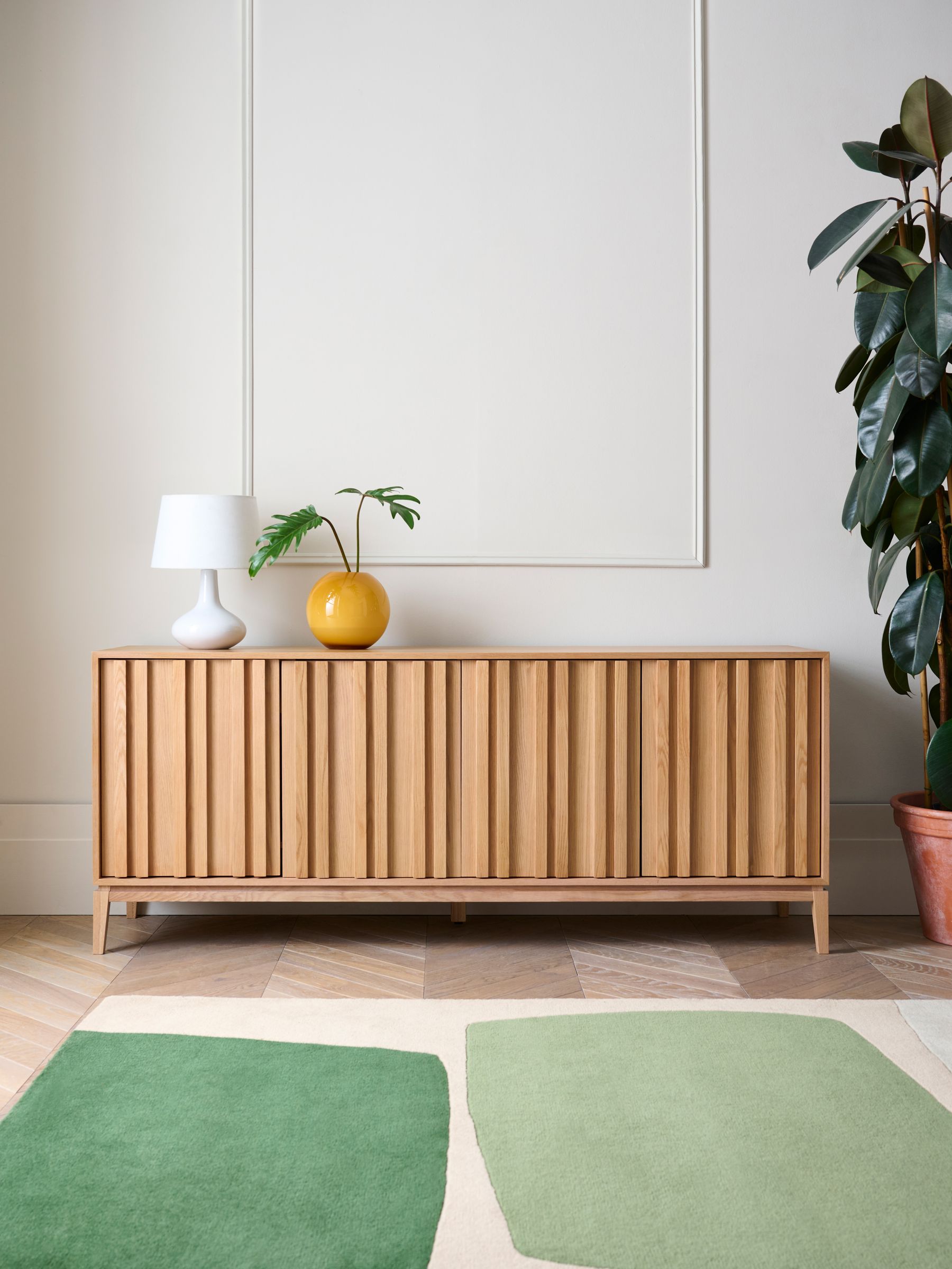 Jasper Conran London Oak Belgrave Large Sideboard - Image 2 of 12