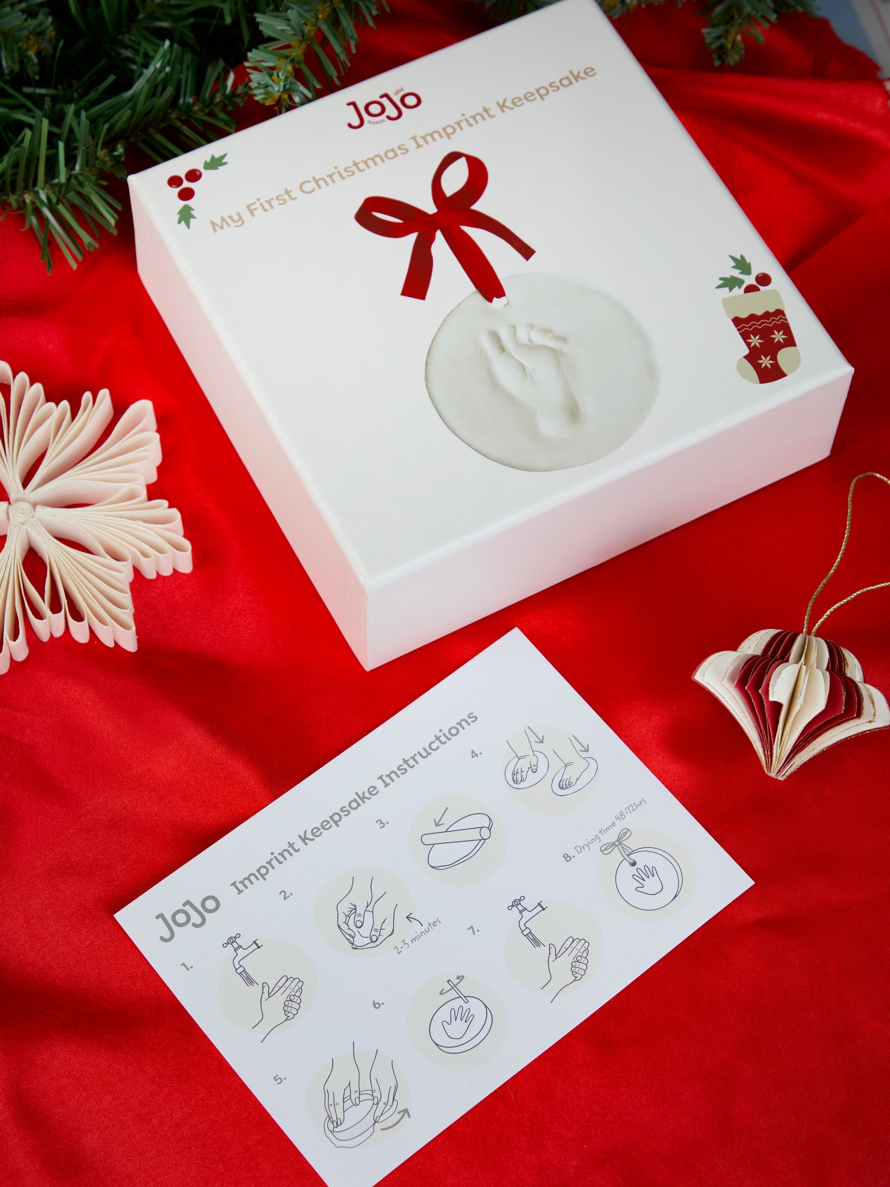 Natural My First Christmas Clay Imprint Keepsake - Image 2 of 4 Natural My First Christmas Clay Imprint Keepsake - Image 2 of 4