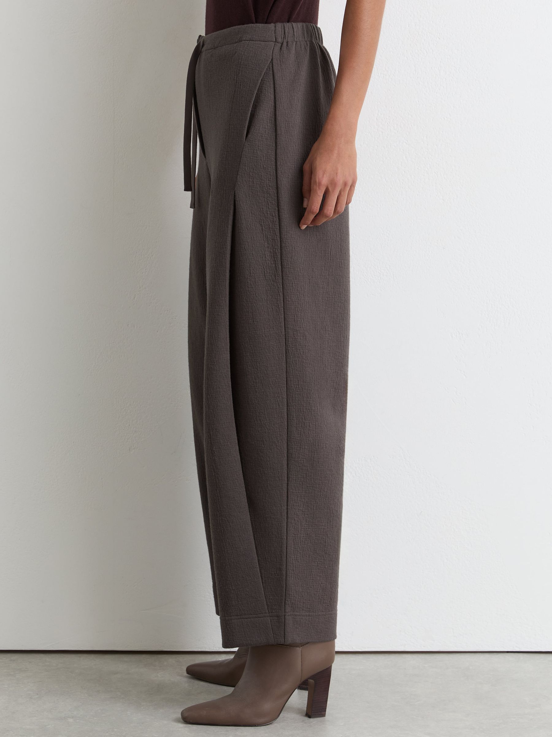 Joggers in Grape Burgundy - Image 3 of 7