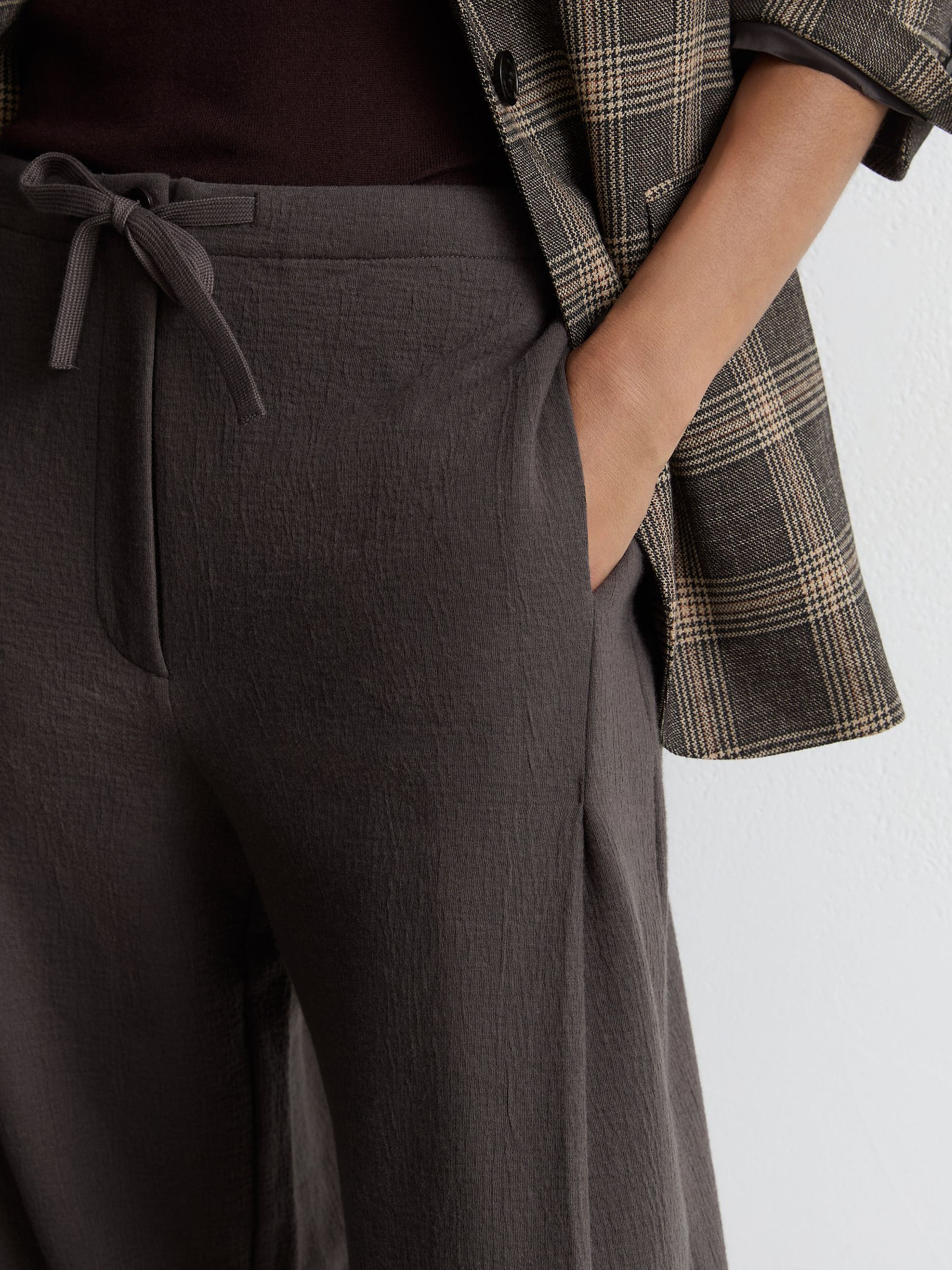 Joggers in Grape Burgundy - Image 4 of 7