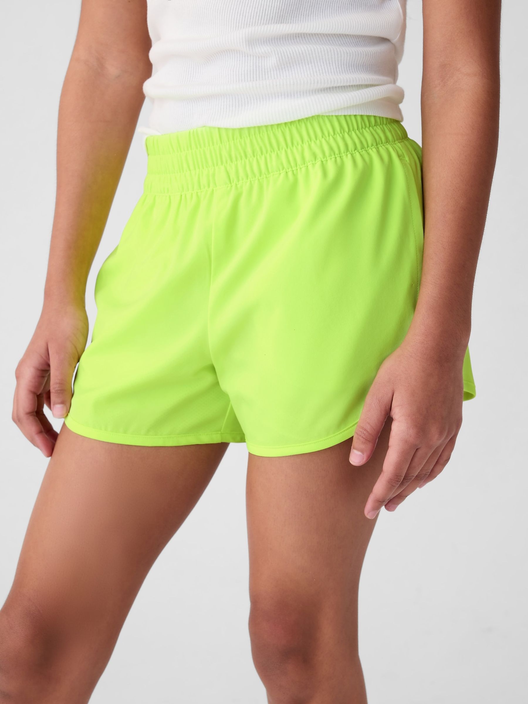 Yellow Lined Running Shorts (4-13yrs) - Image 4 of 6