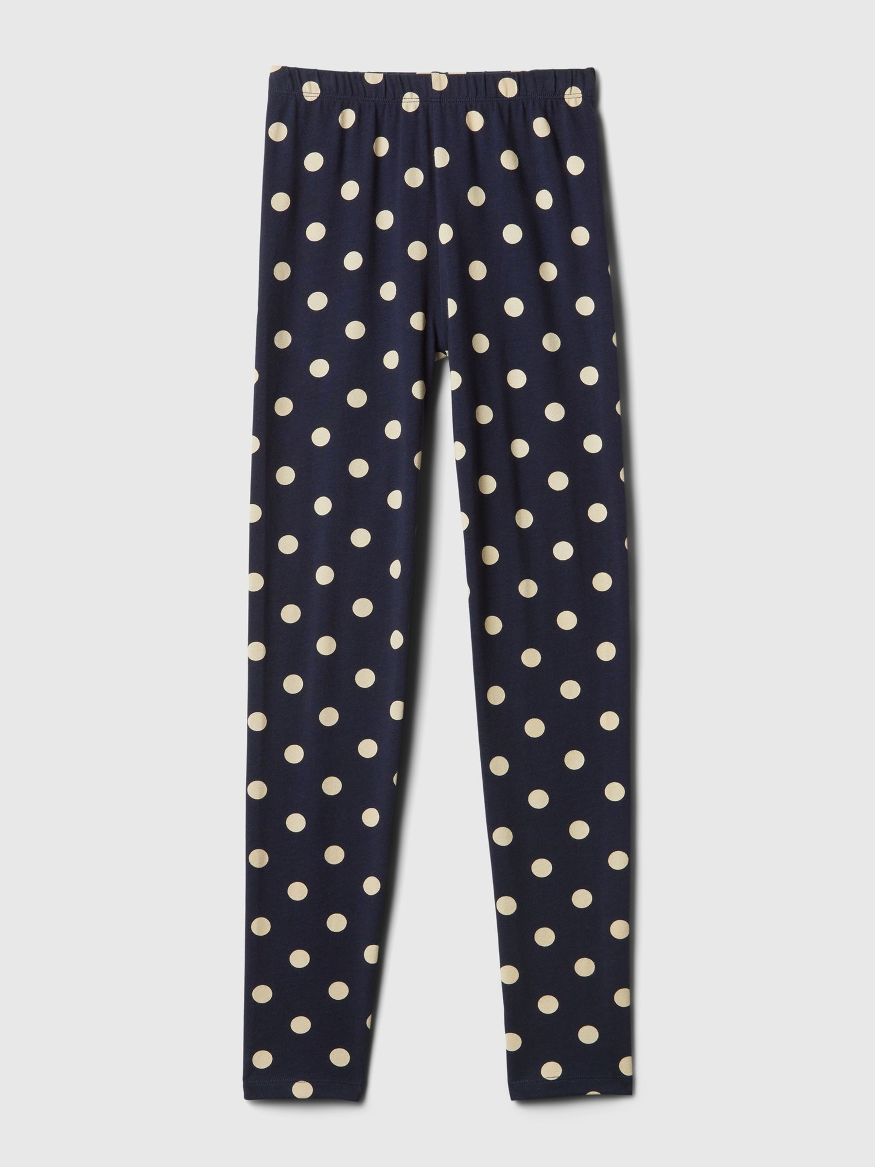 Navy Blue Print Leggings (4-13yrs) - Image 4 of 5