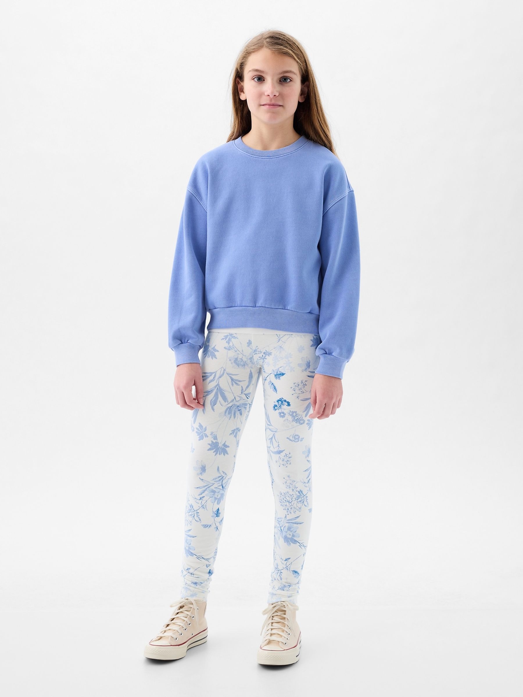 Blue Print Leggings (4-13yrs) - Image 3 of 5
